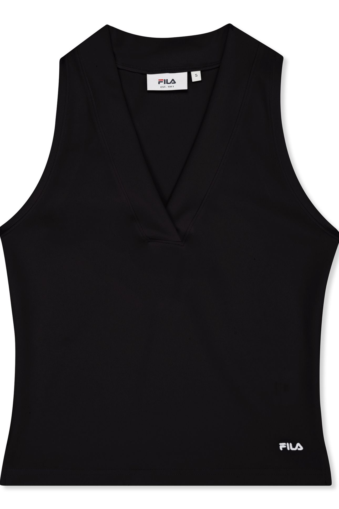 LUNATA GRAPHIC SLEEVELESS V-NECK TOP BLACK 4