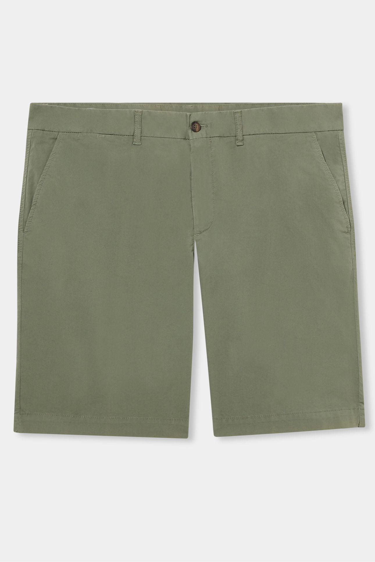 BERMUDA CLASSIC COTTON MILITARY GREEN 3