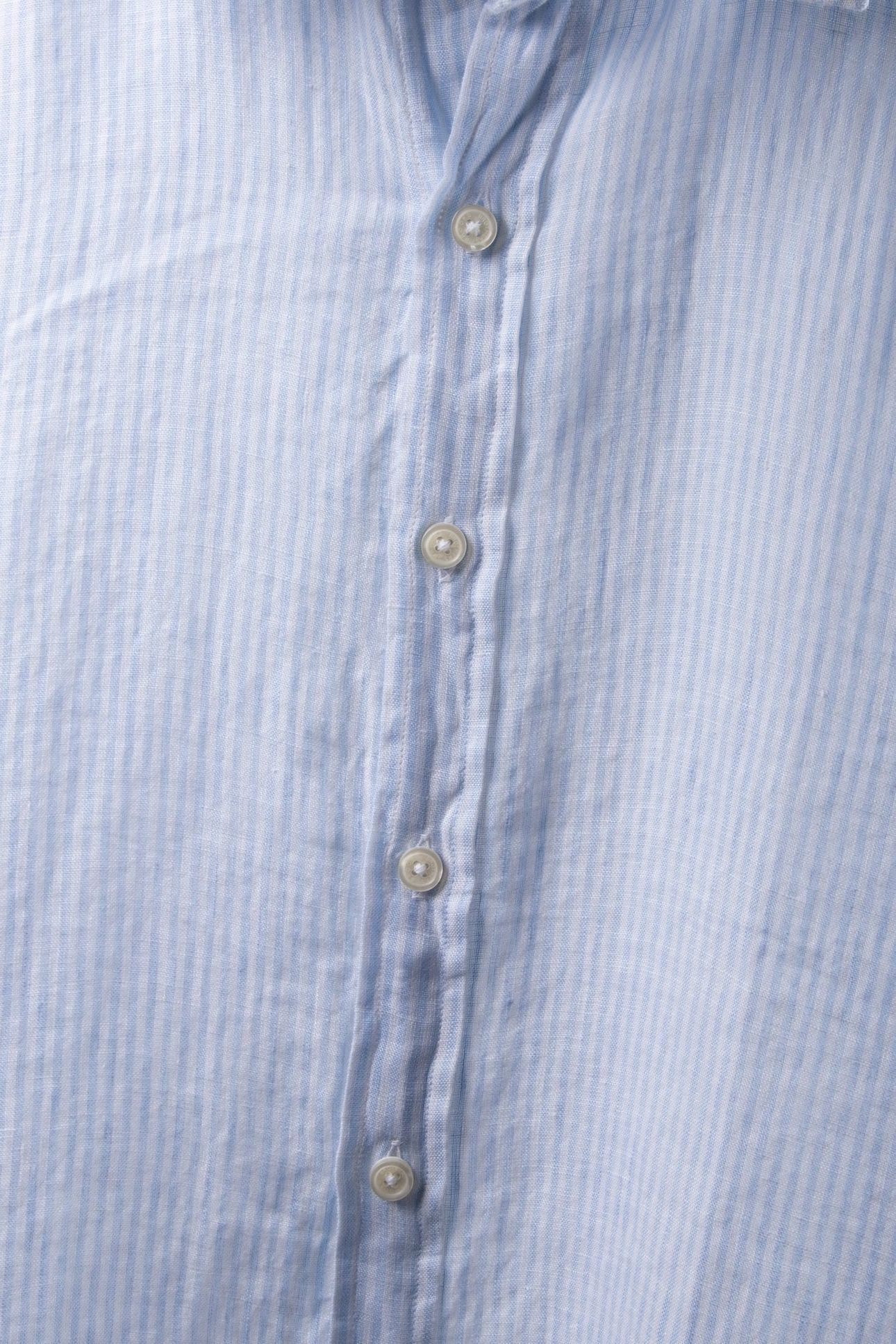 CLASSIC COLLAR SHIRT LINEN LIGHT BLUE 6