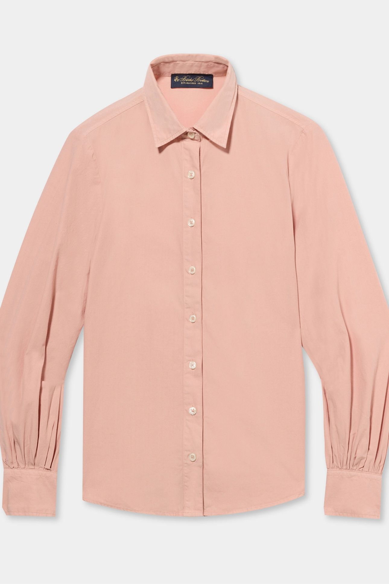 BALLOON SLEEVE SHIRT COTTON SALMON 3