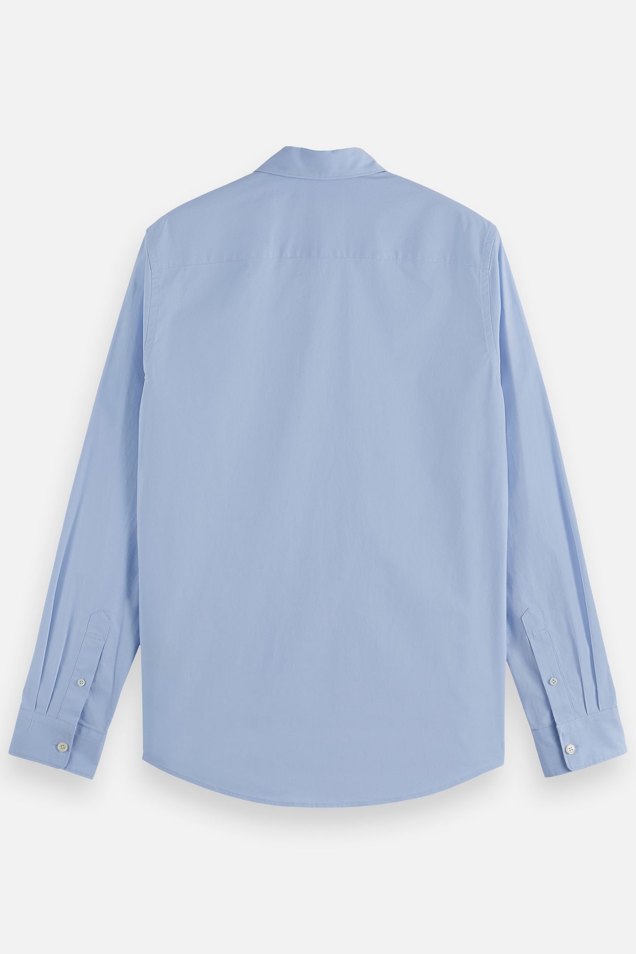 NOS COTTON POPLIN SLIM-FIT SHIRT SHIRT BLUE 5