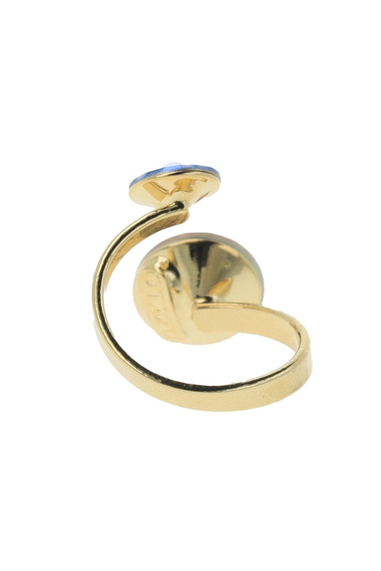 GOLDEN EMBRACE RING LIGHT SAPPHIRE & GOLD 3