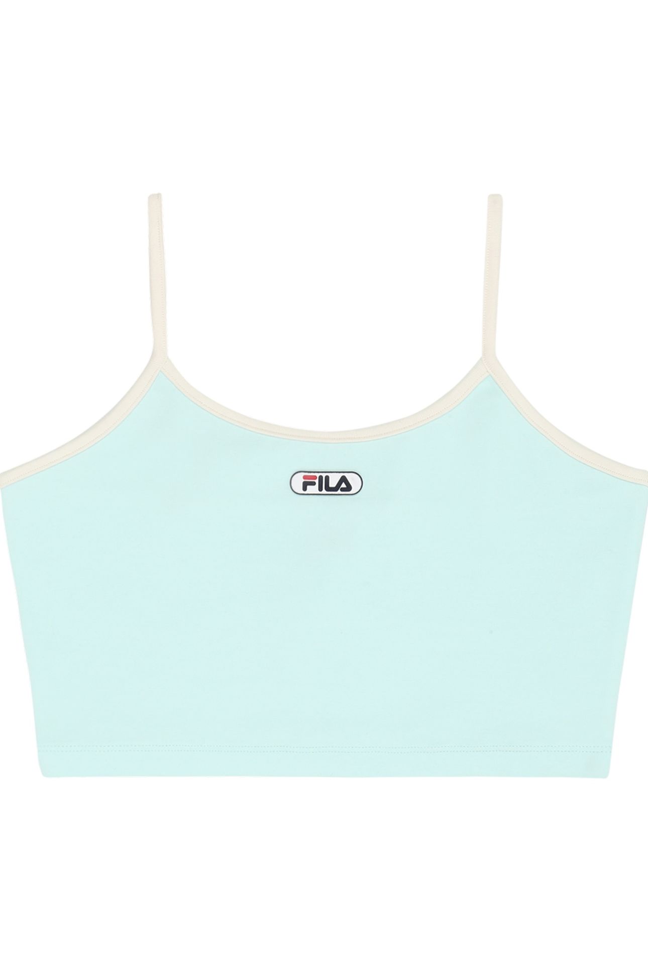 VALLONE CROPPED SPAGHETTI STRAP TOP SOOTHING SEA 1