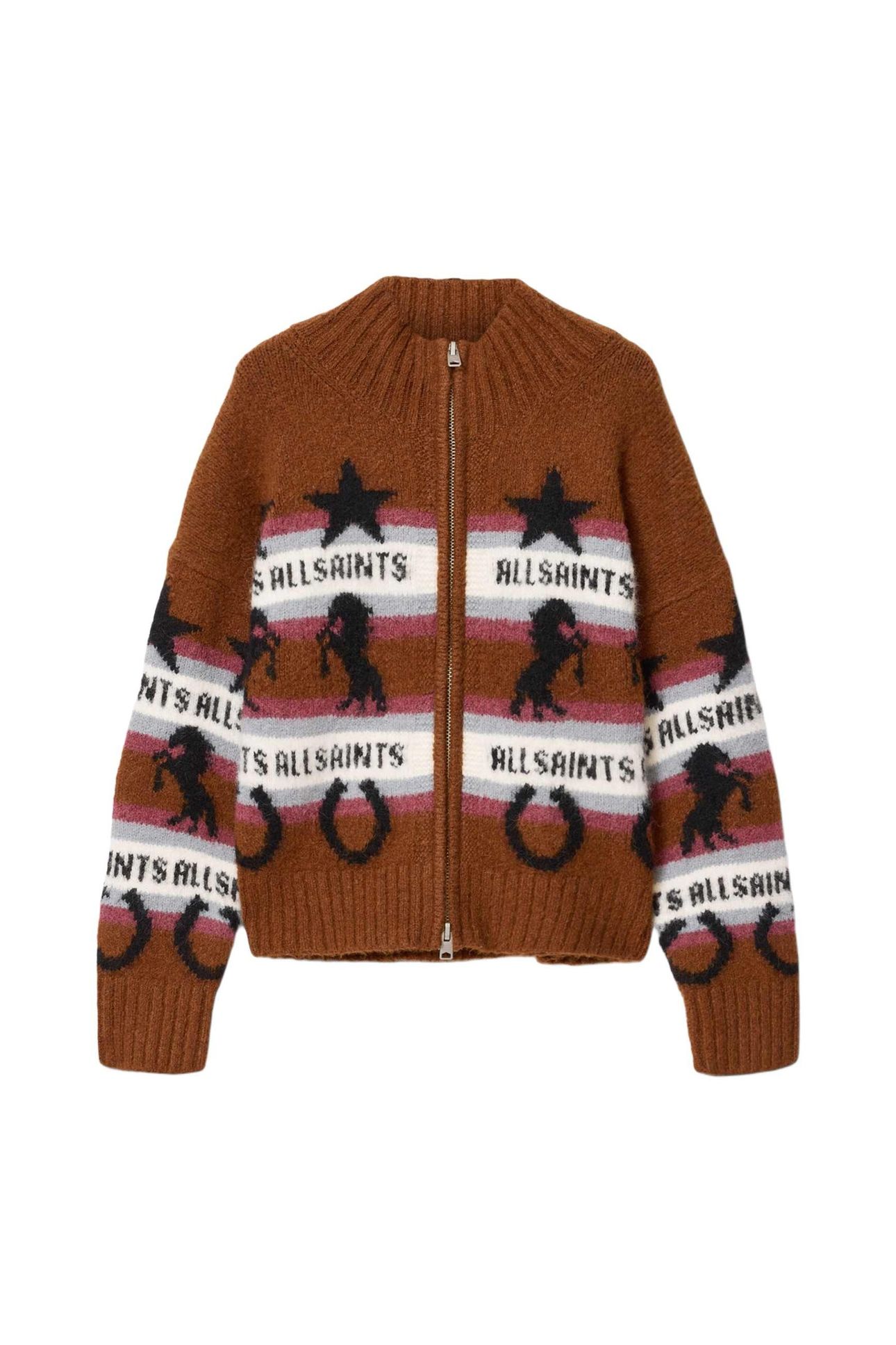 EPONA CARDIGAN COGNAC BROWN 6