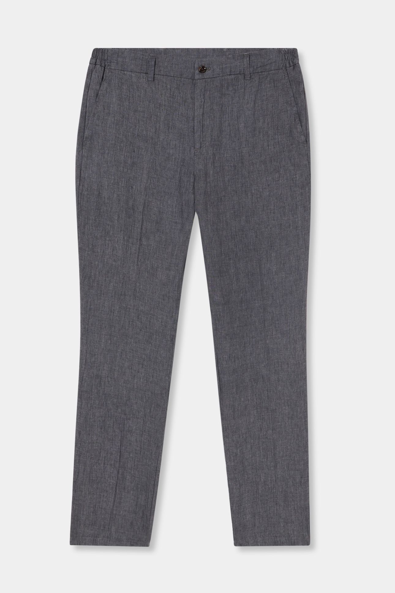 LINEN TROUSERS DARK GREY 4