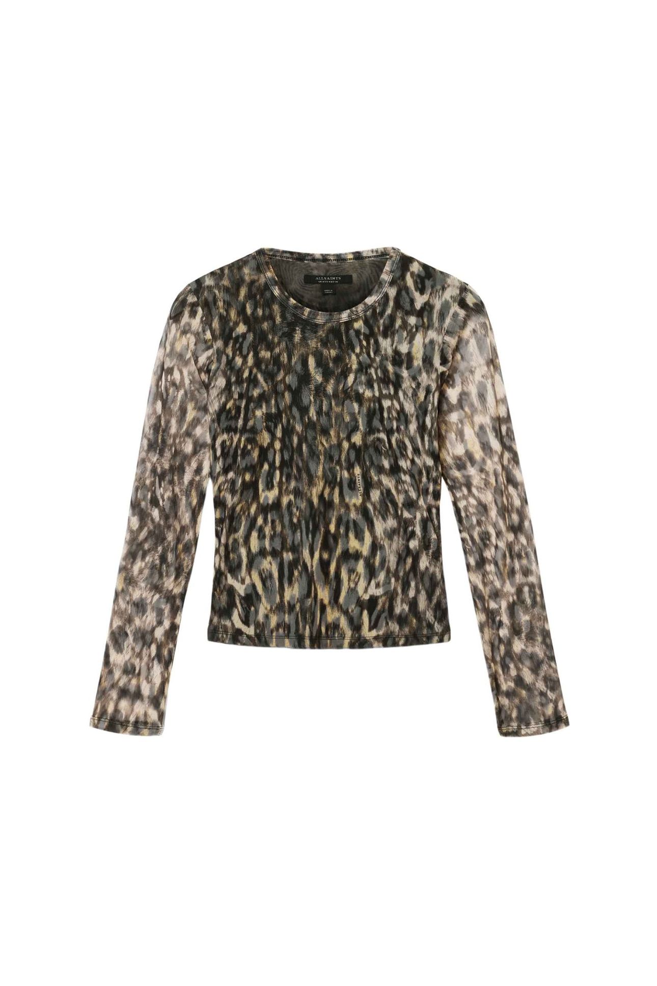 ELLIE MESH LS TEE LEPPO BROWN 6