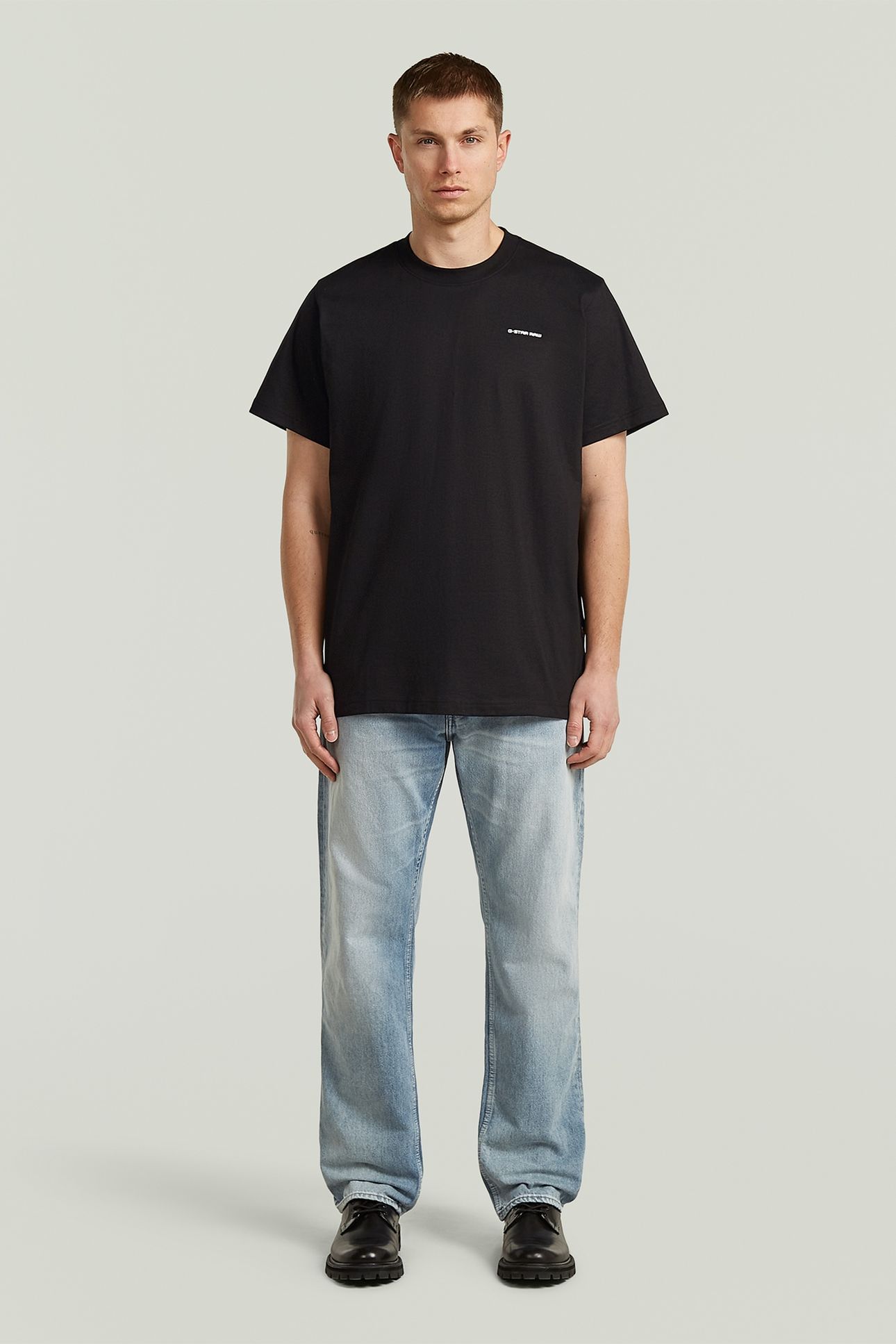 CHEST LOGO LOOSE R T BLACK 4