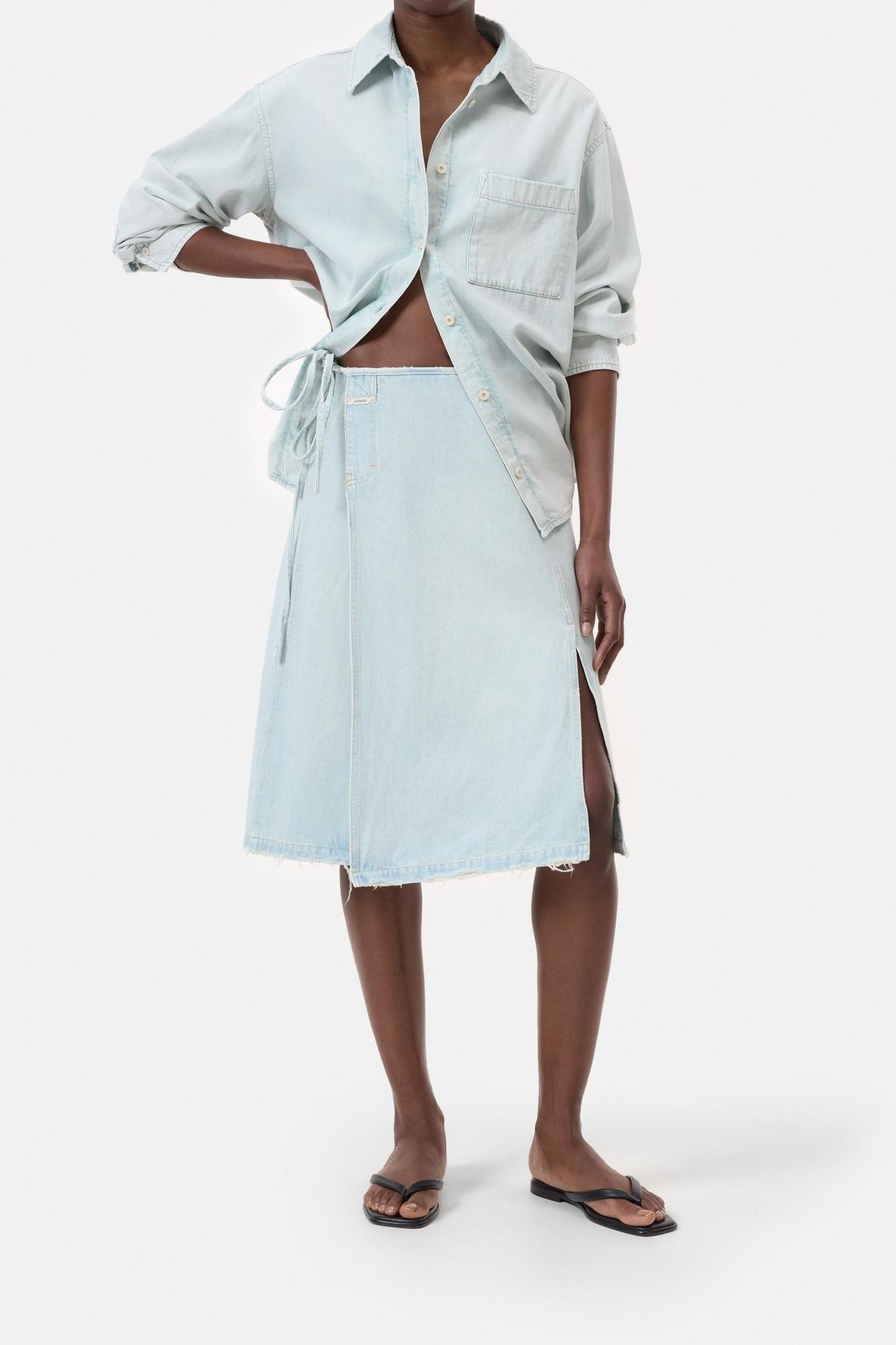 WRAP SKIRT MIDI EXTREM LIGHT 1