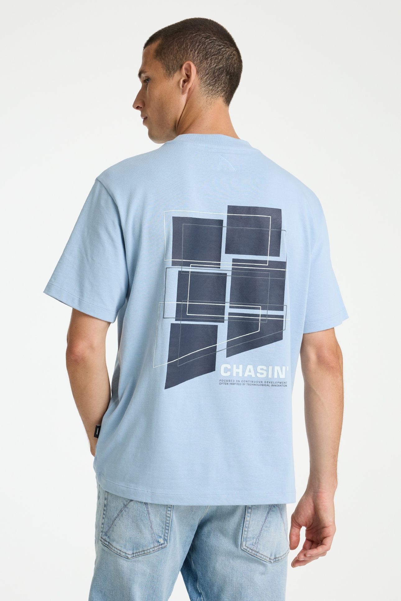 DEXX T-SHIRT SHORT SLEEVE S. CHAMBRAY 3