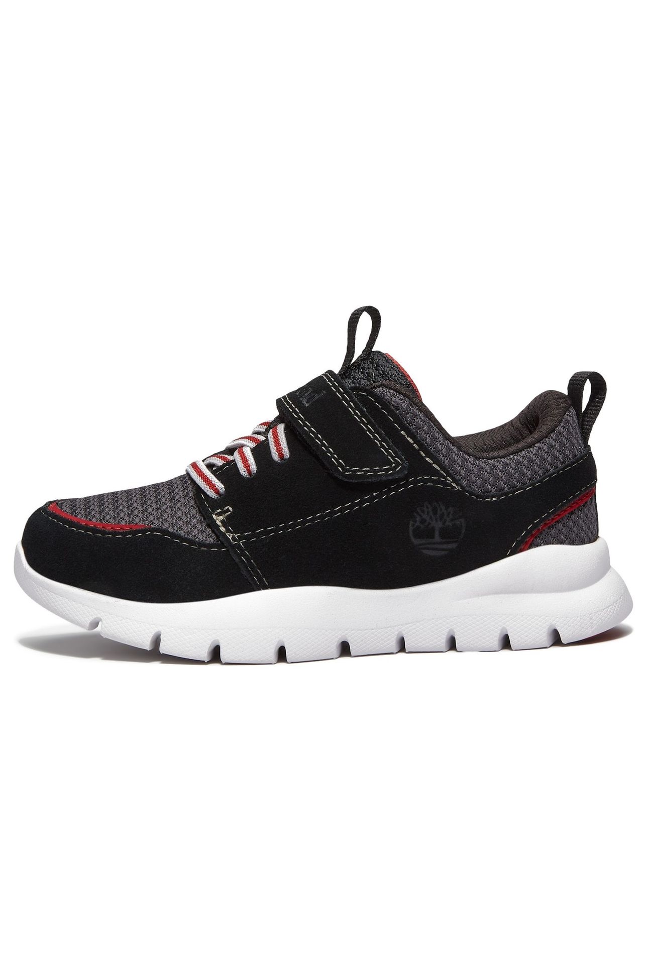 BOROUGHS PROJECT LOW HOOK & LOOP SNEAKER BLACK SUEDE 8