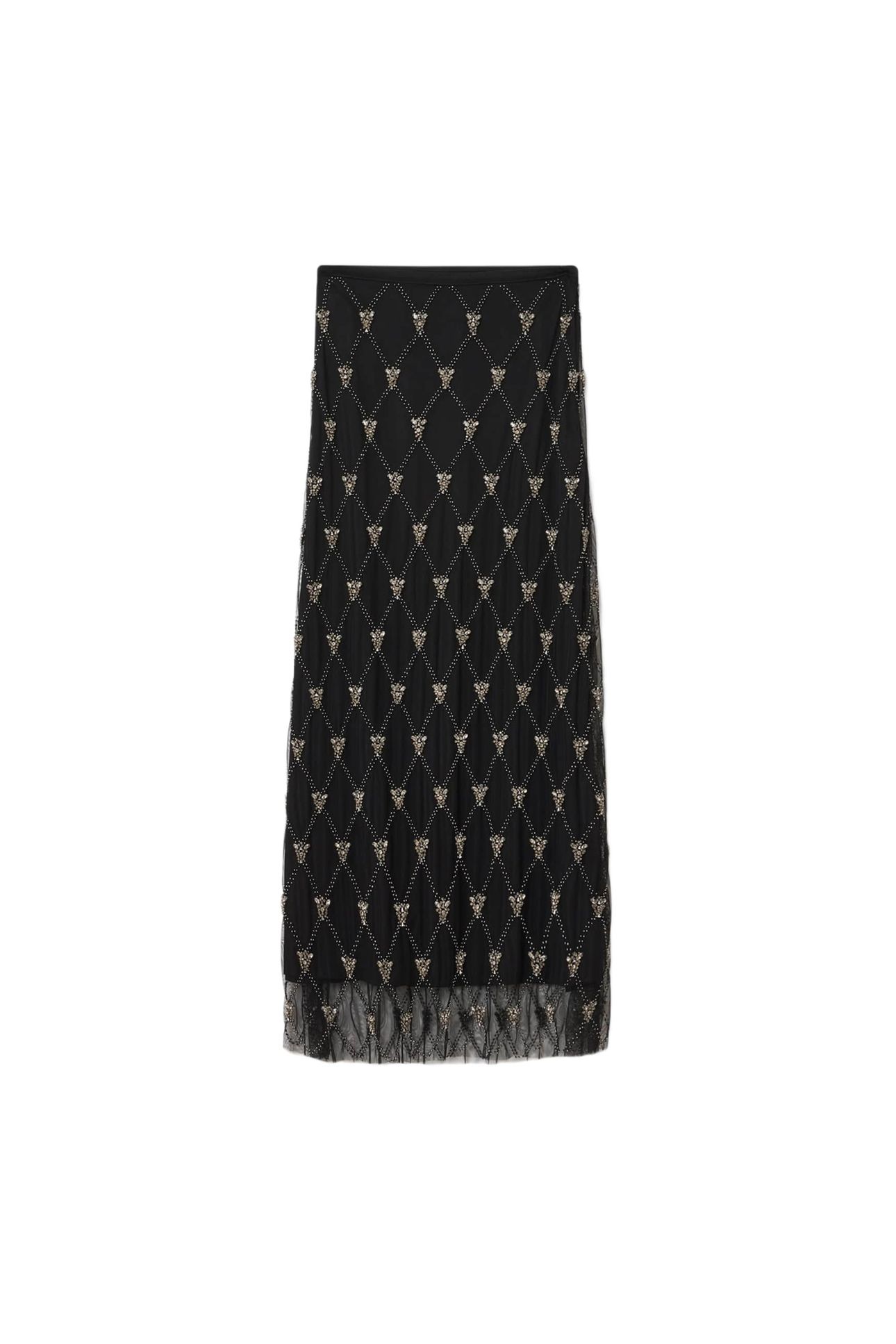 ILKA EMB SKIRT BLACK 7