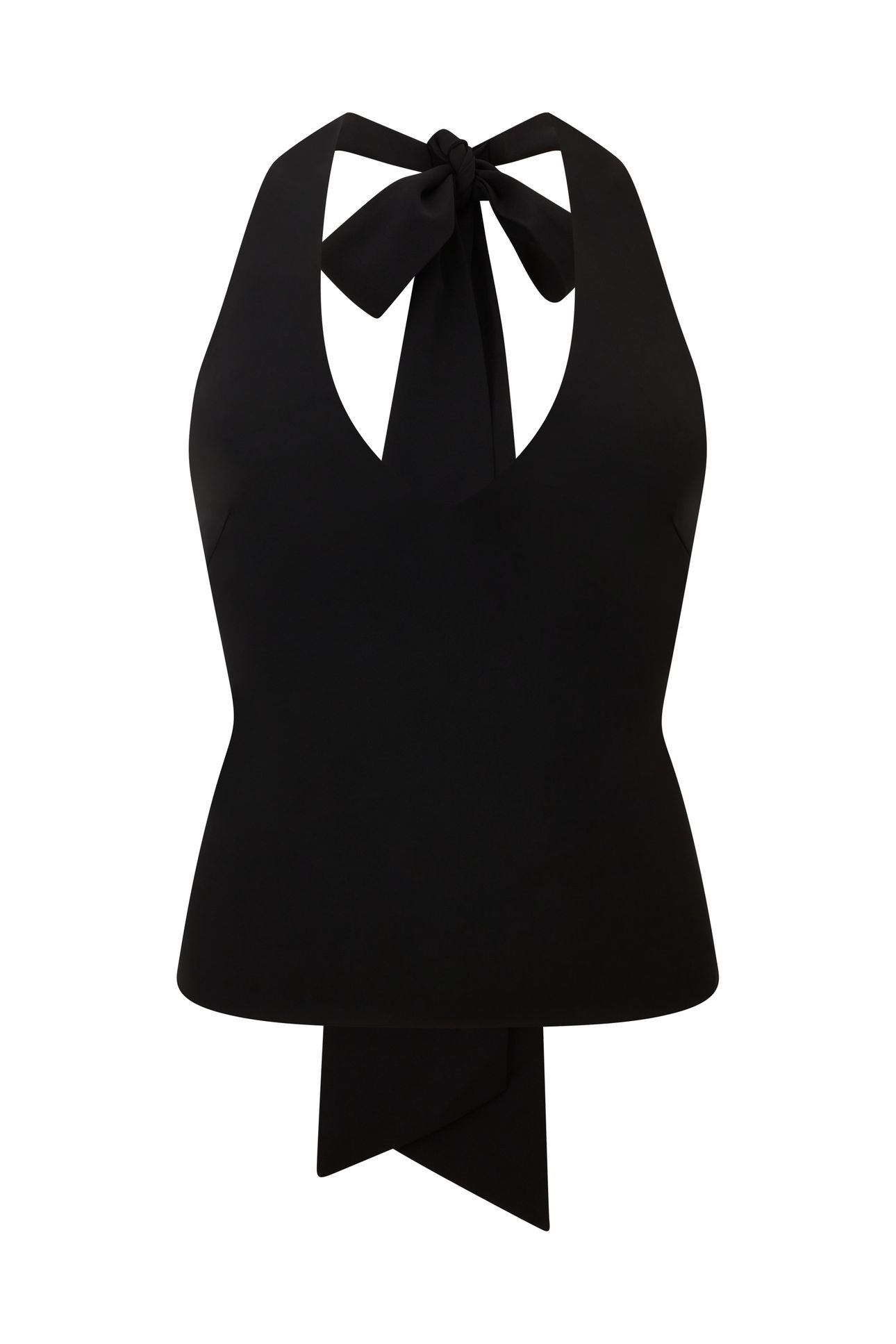 V-NECK TOP BLACK 2