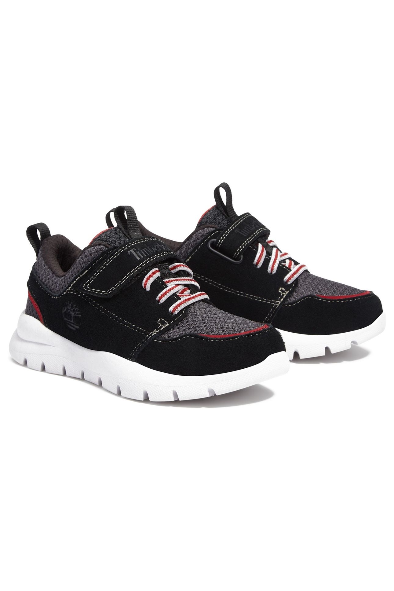 BOROUGHS PROJECT LOW HOOK & LOOP SNEAKER BLACK SUEDE 2