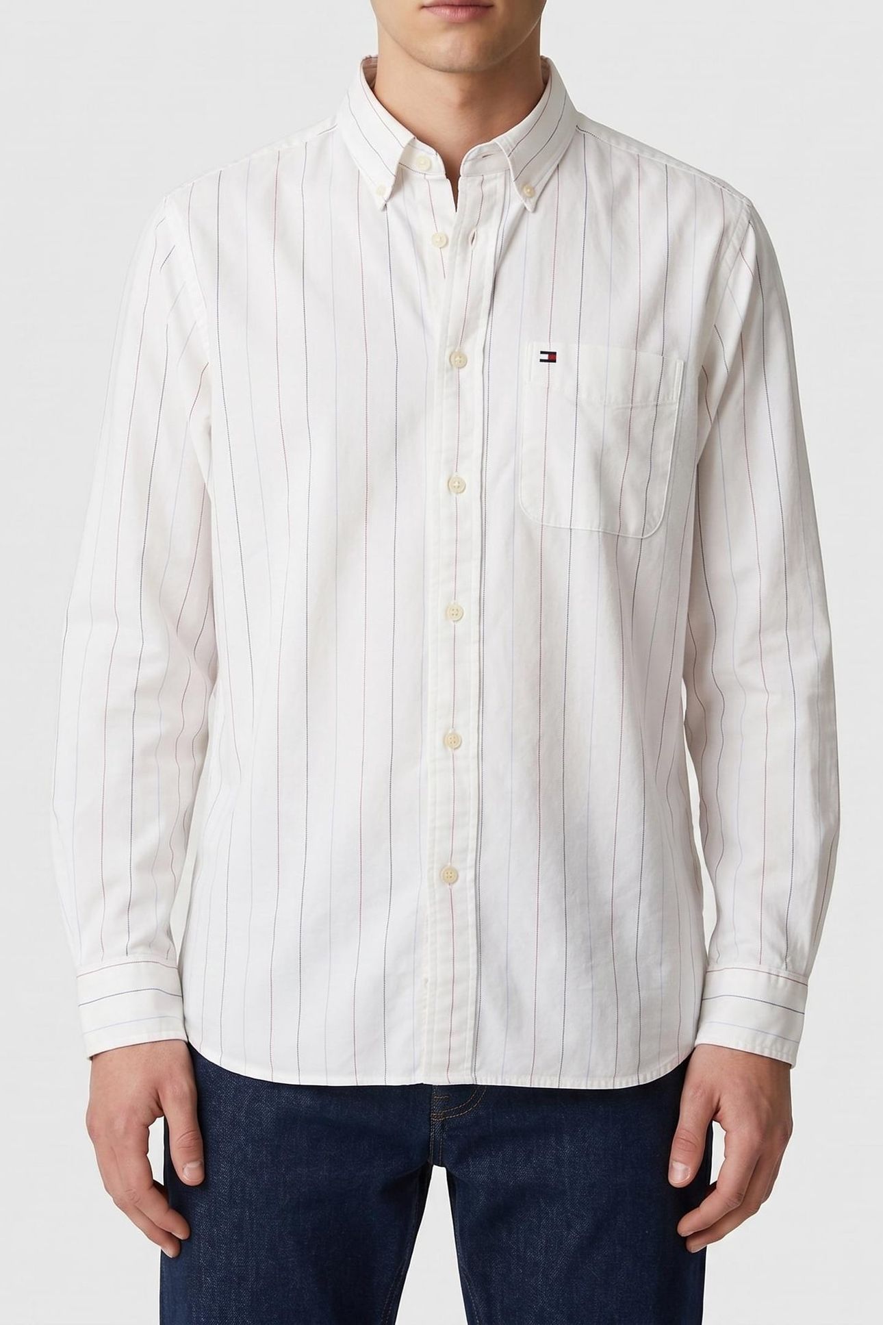 HERITAGE OXFORD SHIRT IVORY SILK 1