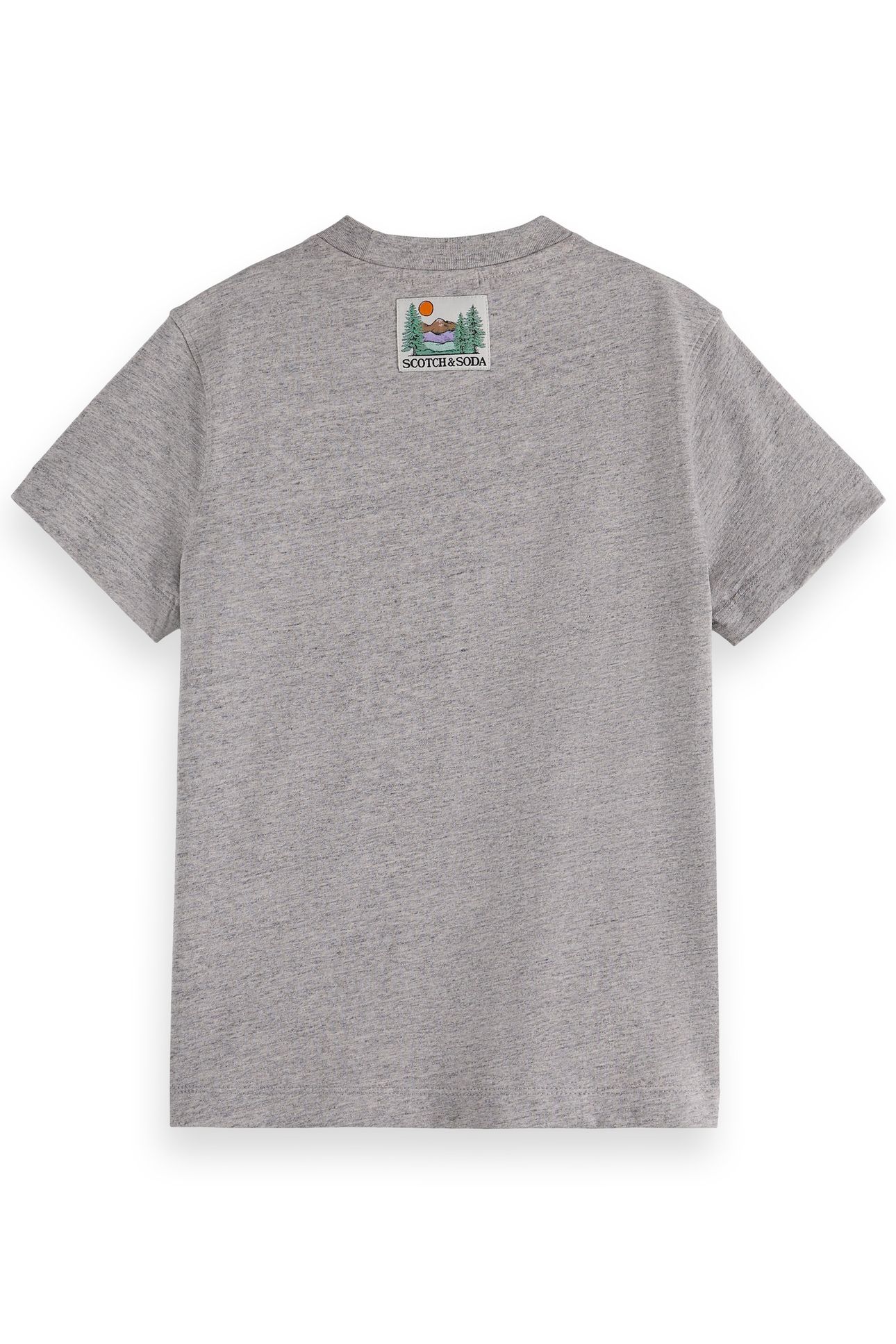 BOY RELAXED-FIT T-SHIRT WITH FRONT ARTWORK GREY MELANGE 2