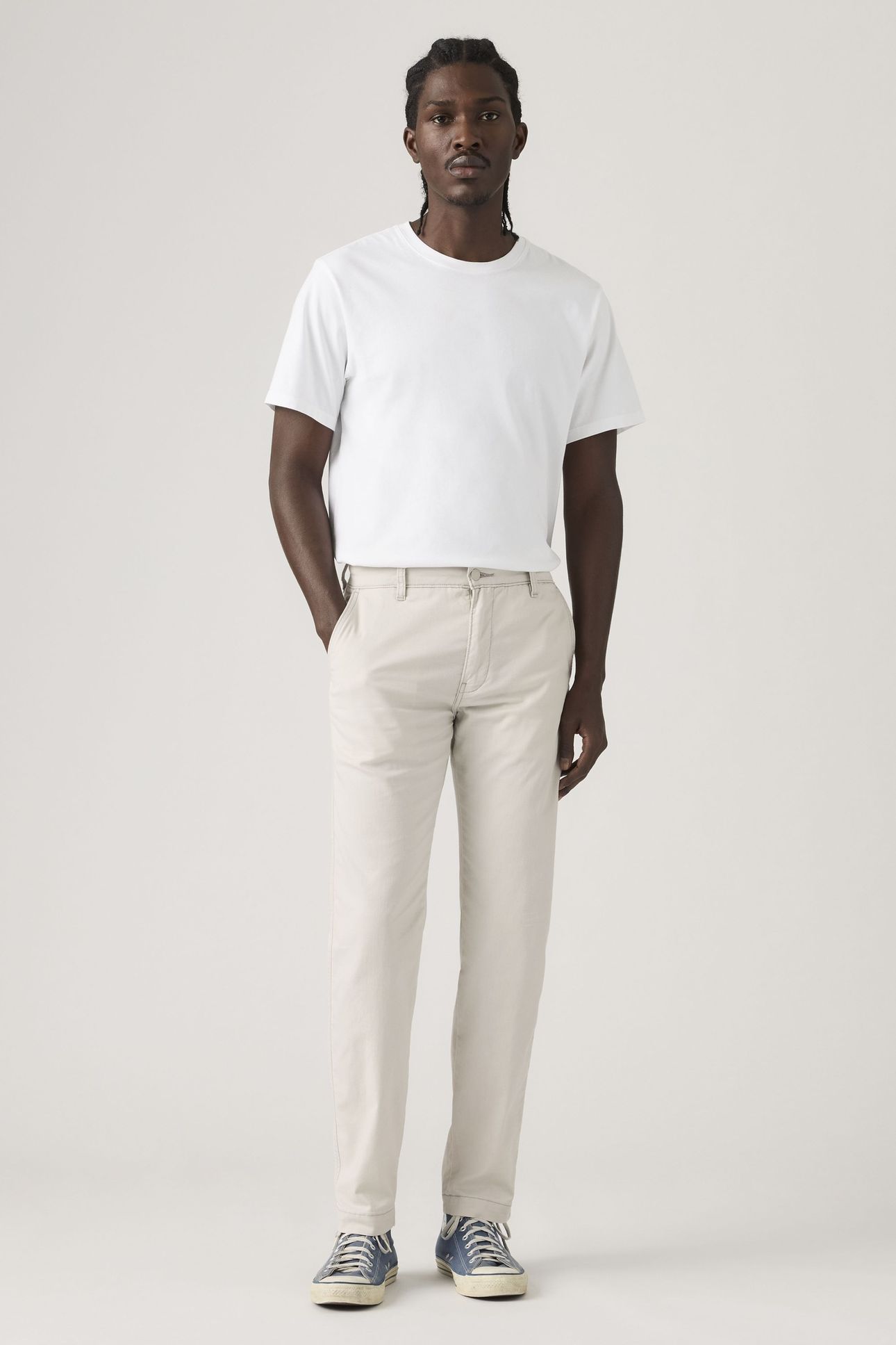 XX CHINO STANDARD TAPER LIGHTWEIGHT LINEN PANTS 1