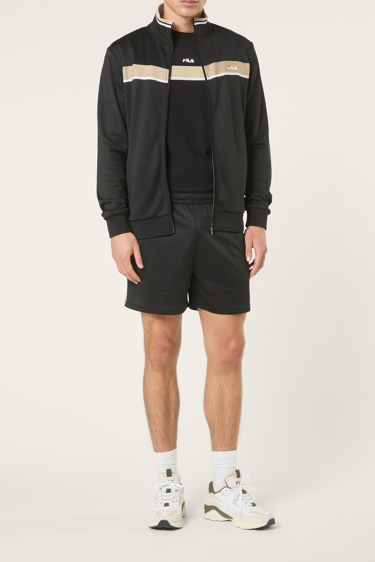 SAGANO REGULAR TAPED T-SHIRT BLACK 2