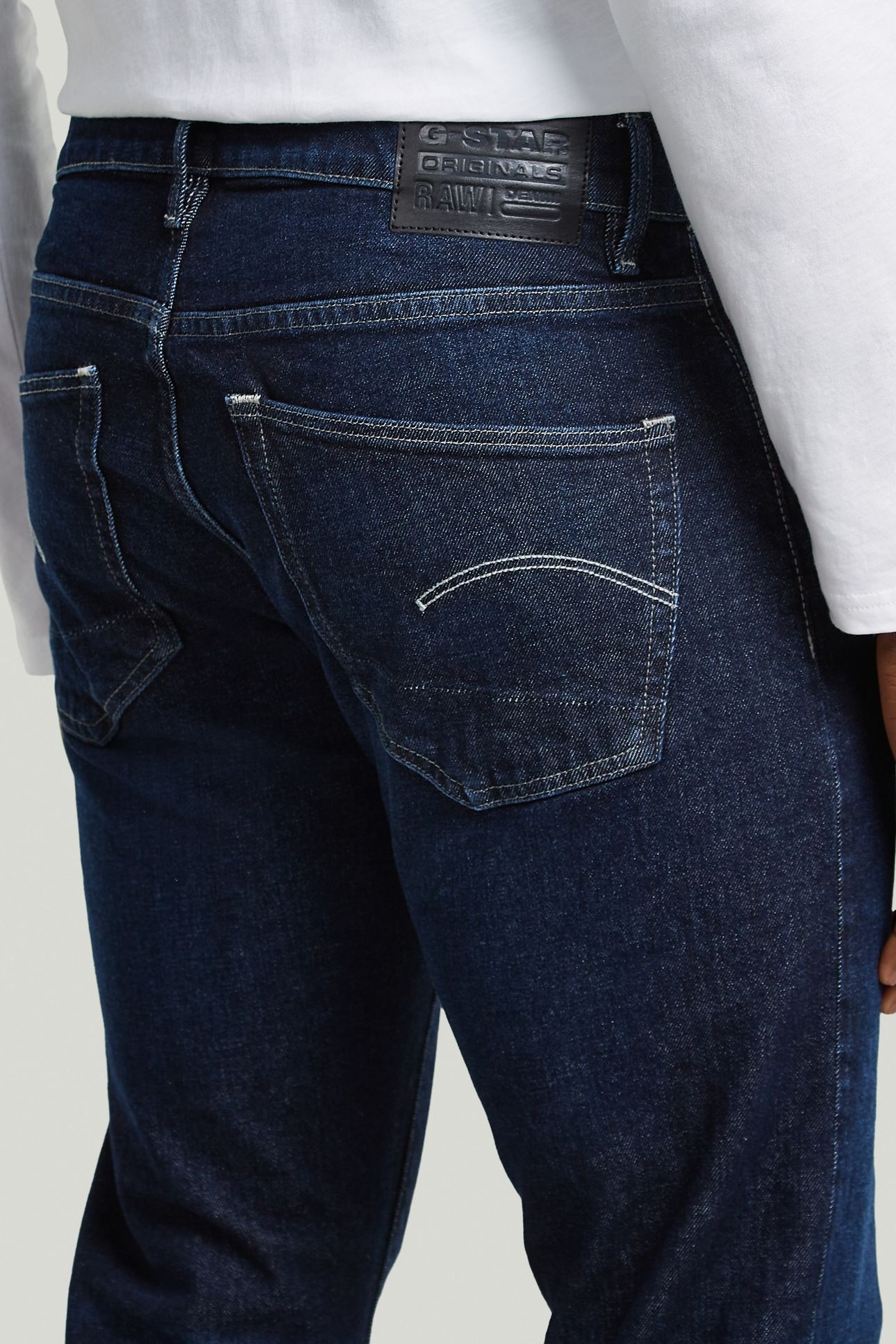 3301 SLIM JEANS DARK BLUE 6