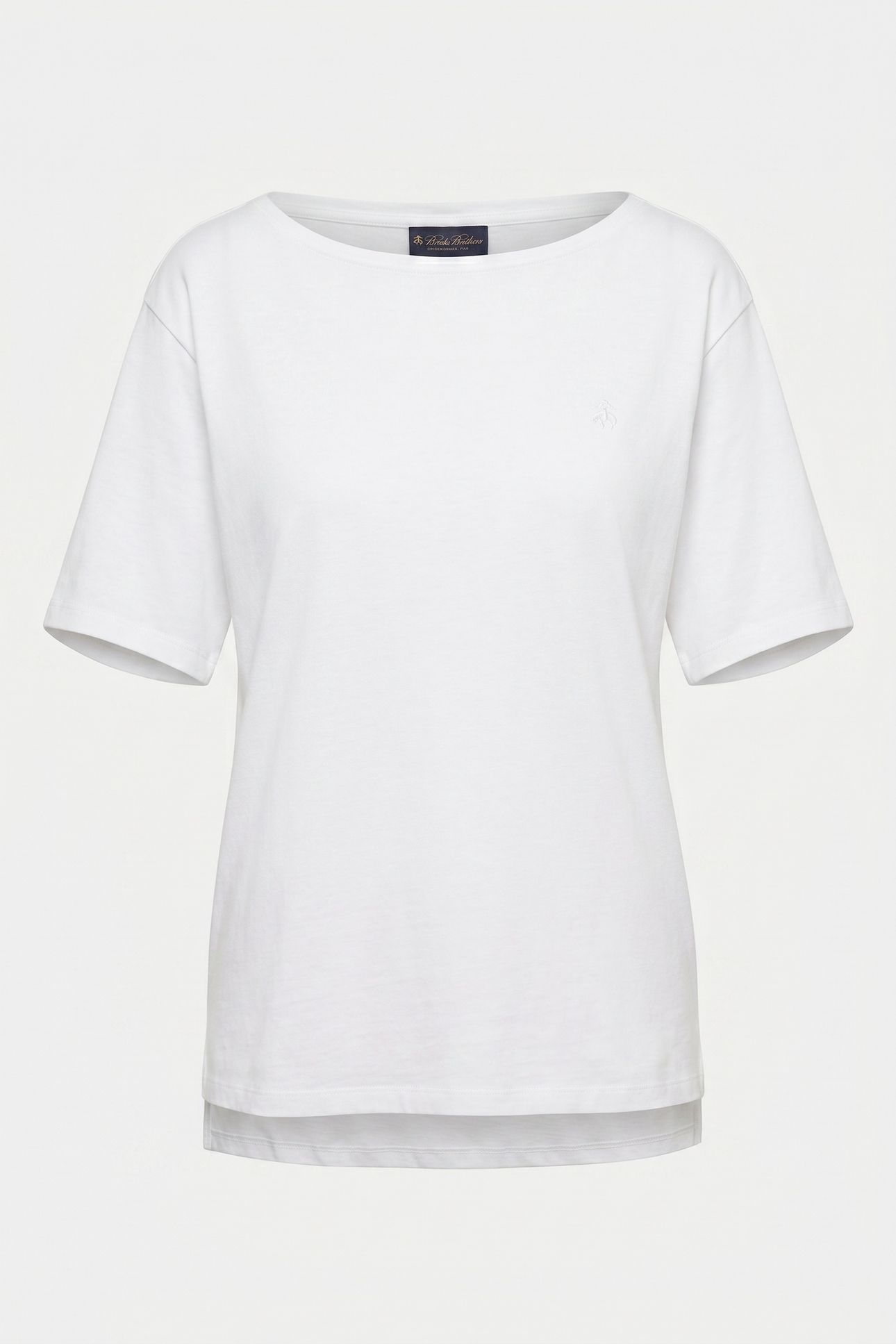LOGOED T-SHIRT COTTON WHITE 5