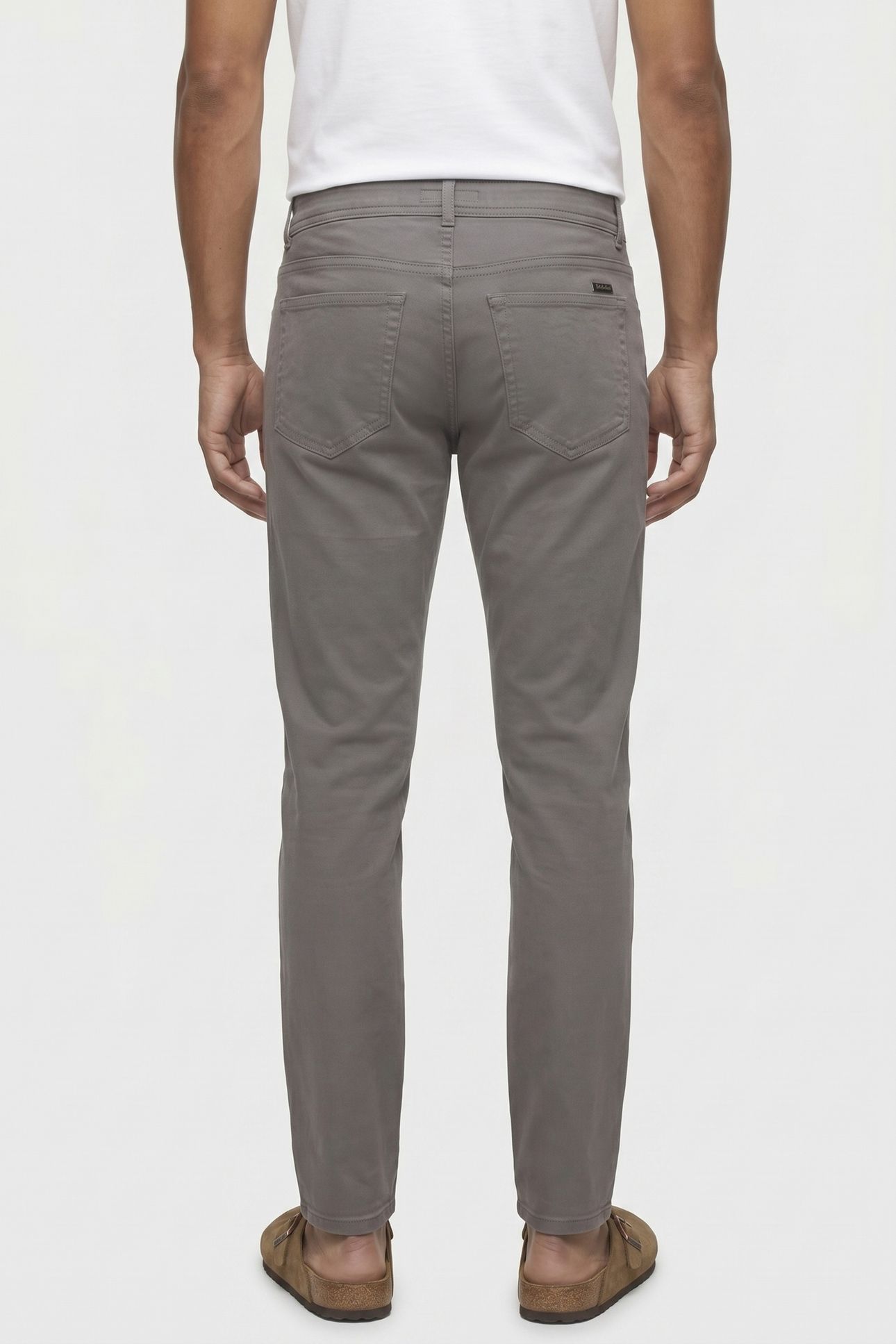 5 POCKETS REGULAR COTTON MEDIUM GREY 2