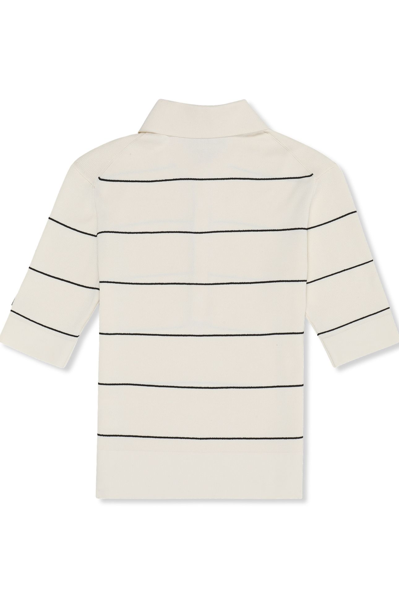 MONTECARLO SLIM FINE KNITTED POLO SHIRT EGRET 5