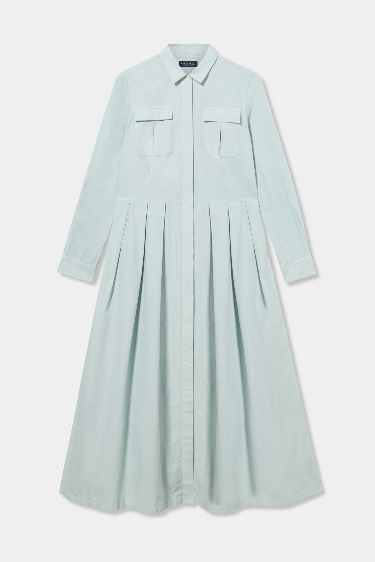 SHIRT DRESS W/POCKETS COTTON SAGE 3