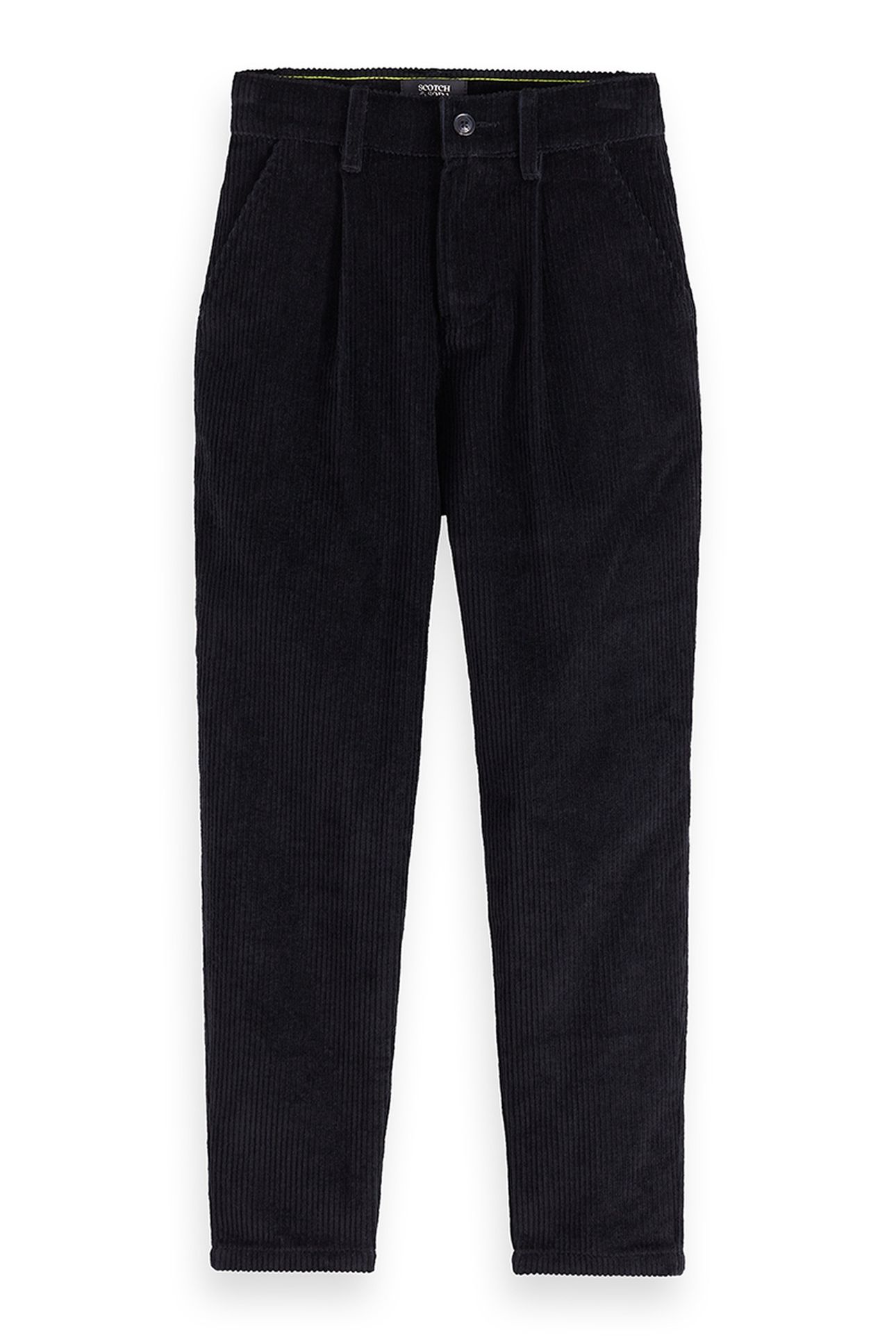 BOY LOOSE-TAPERED CORDUROY PANTS ANTHRACITE 2
