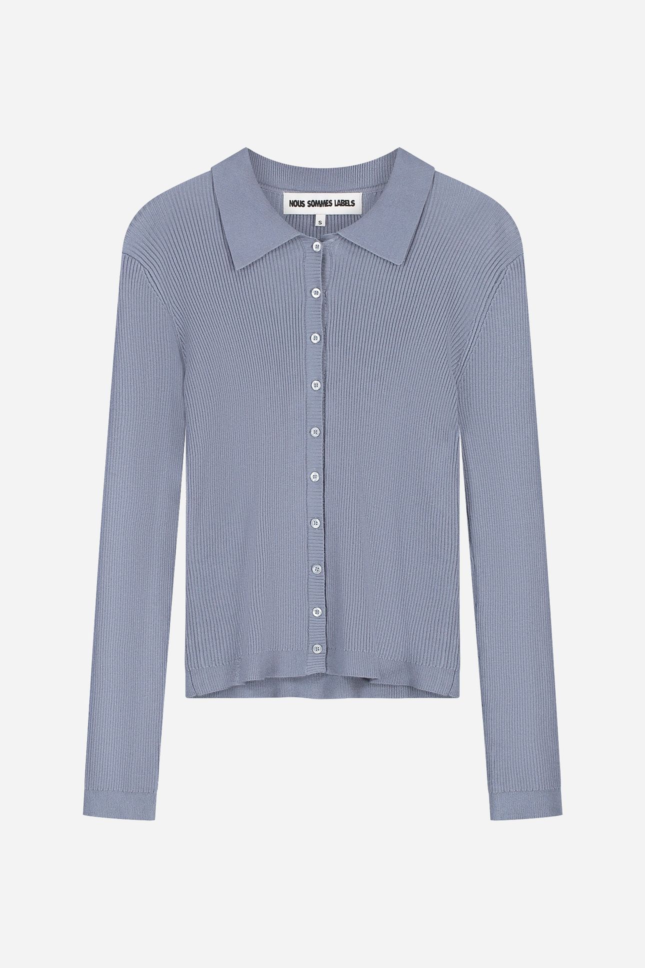 NOUS SOMMES LABELS – WINNIE POLO KNIT LIGHT BLUE 4