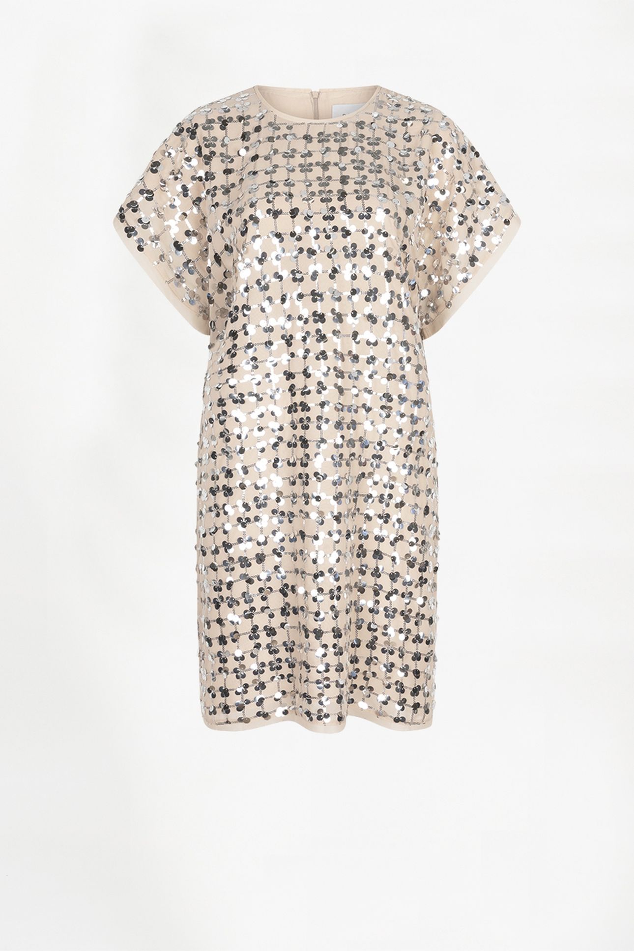 BADLER SEQUINED DRESS SILVER 3
