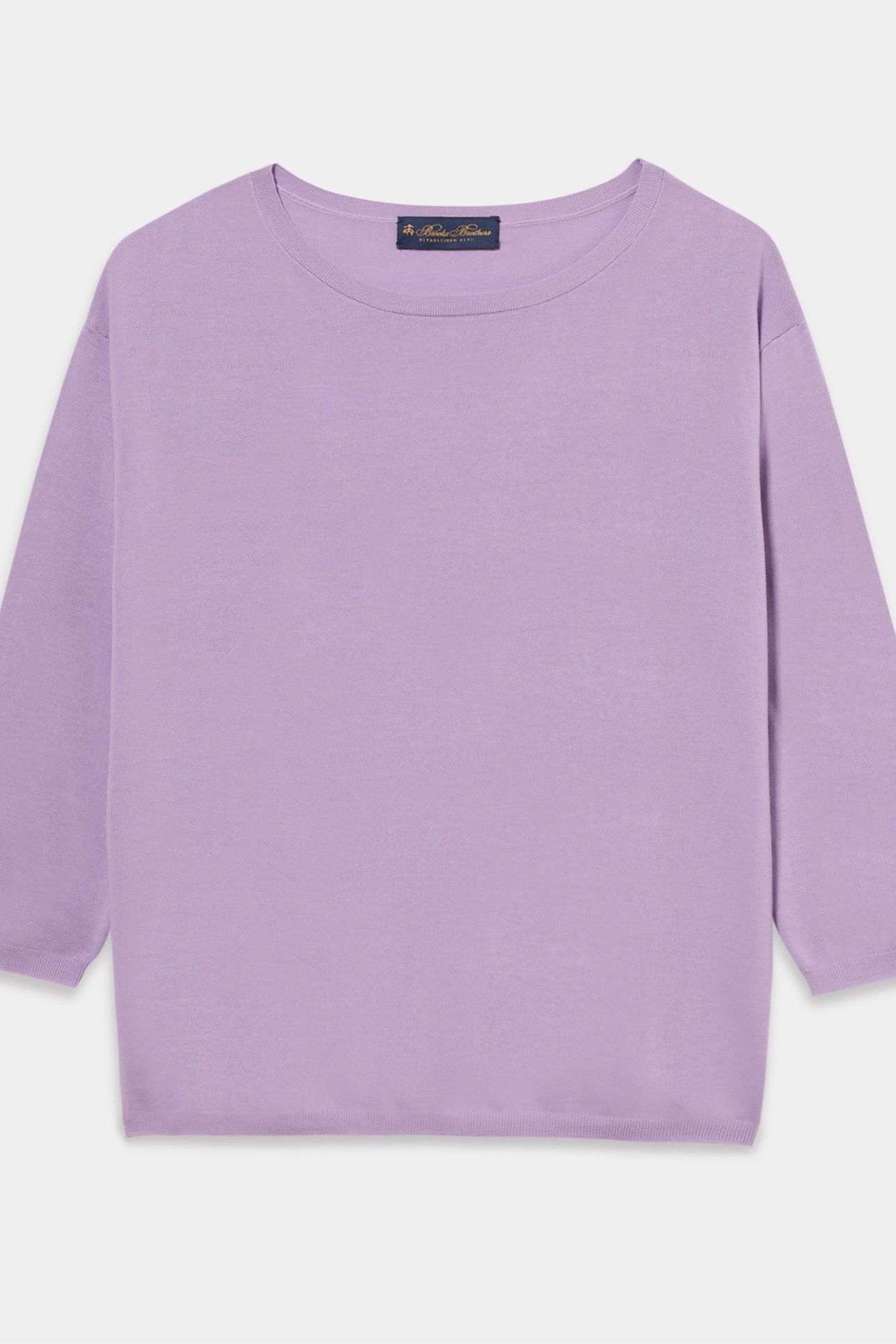 CREWNECK COTTON LILAC 3