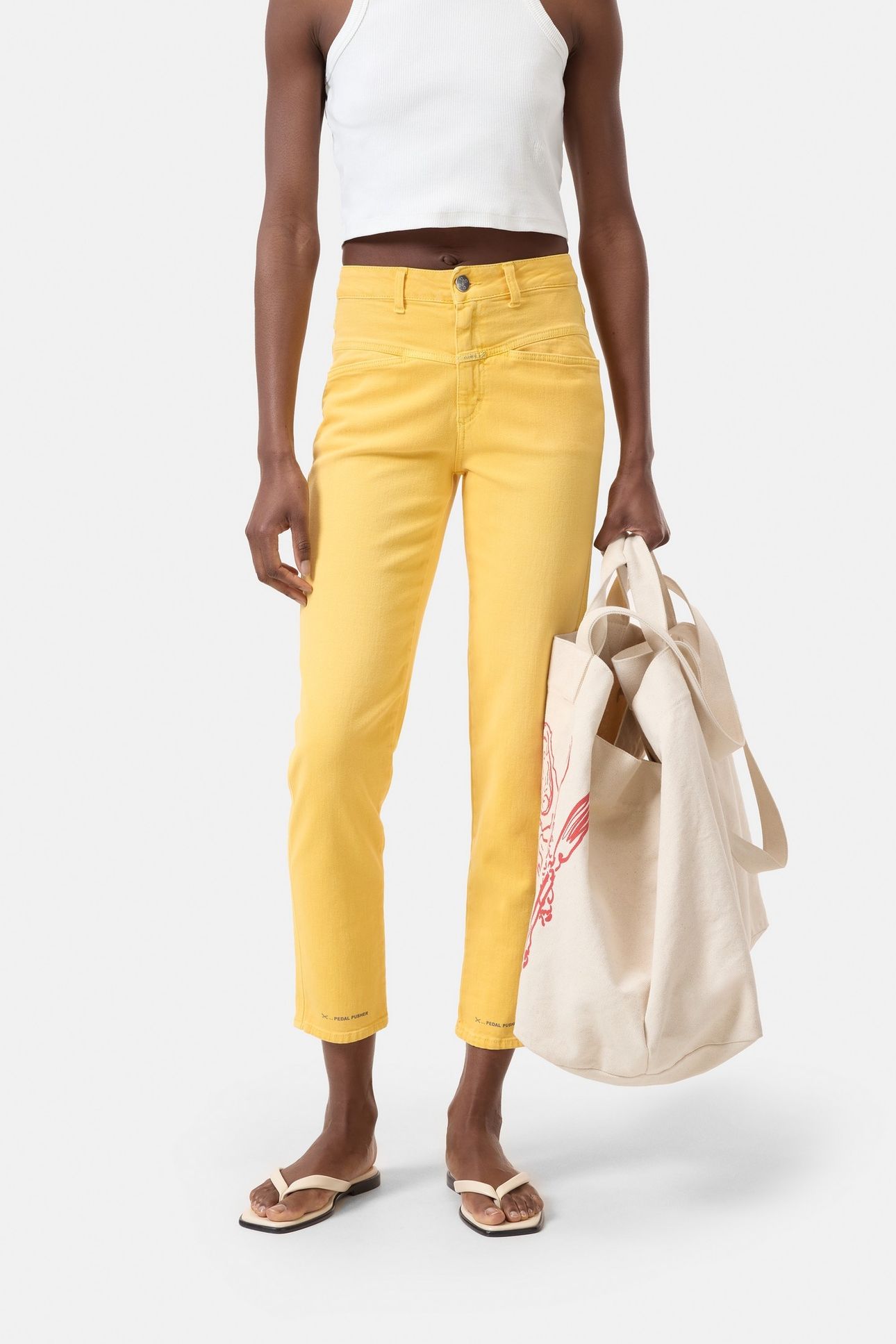 PEDAL PUSHER MANGO YELLOW 1