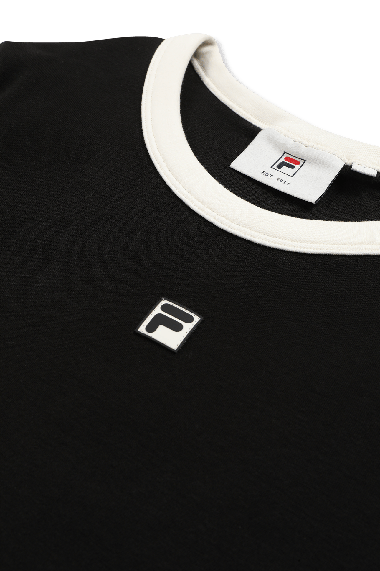 MONTEBENI SLIM LOGO RIB T-SHIRT BLACK 7