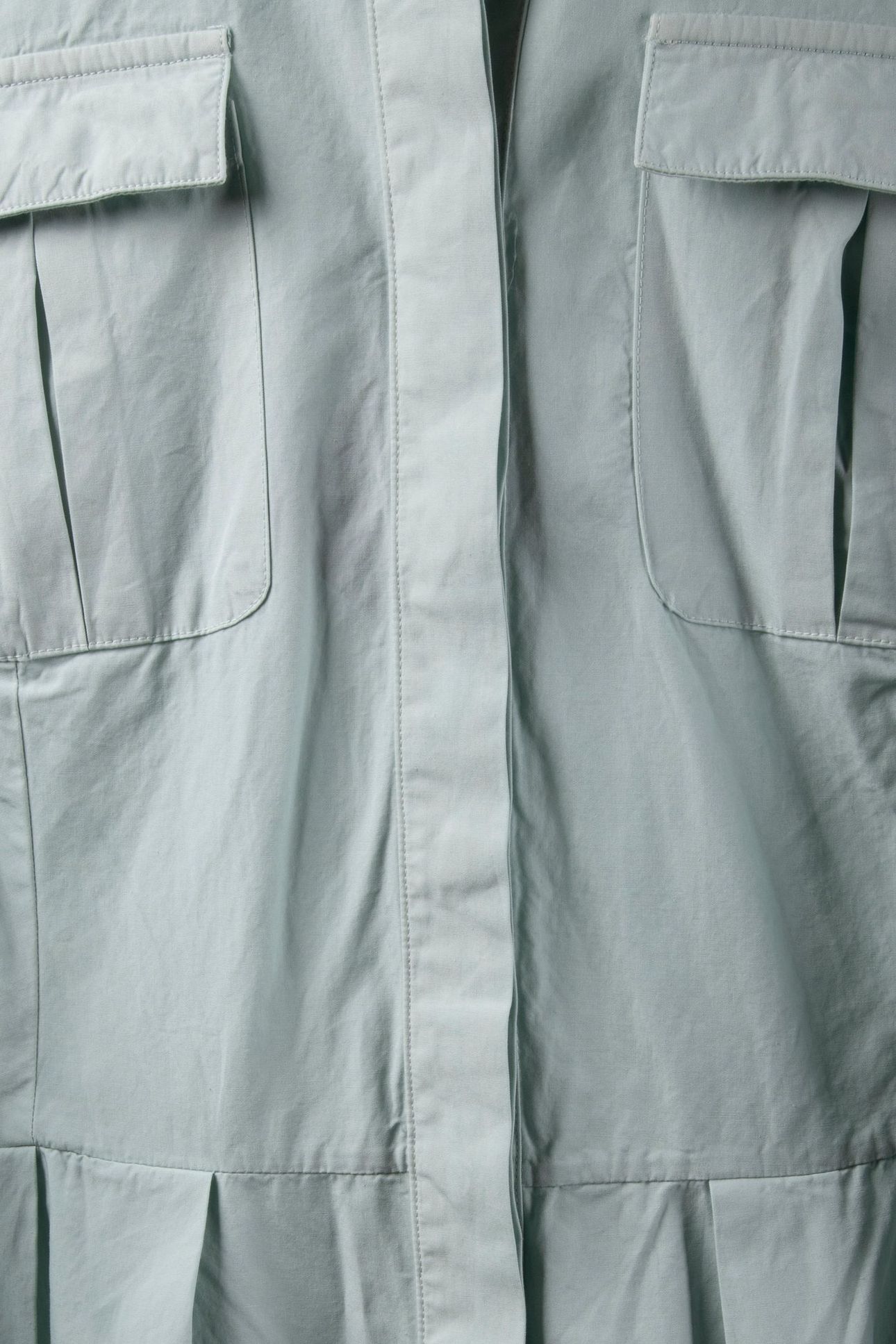 SHIRT DRESS W/POCKETS COTTON SAGE 6