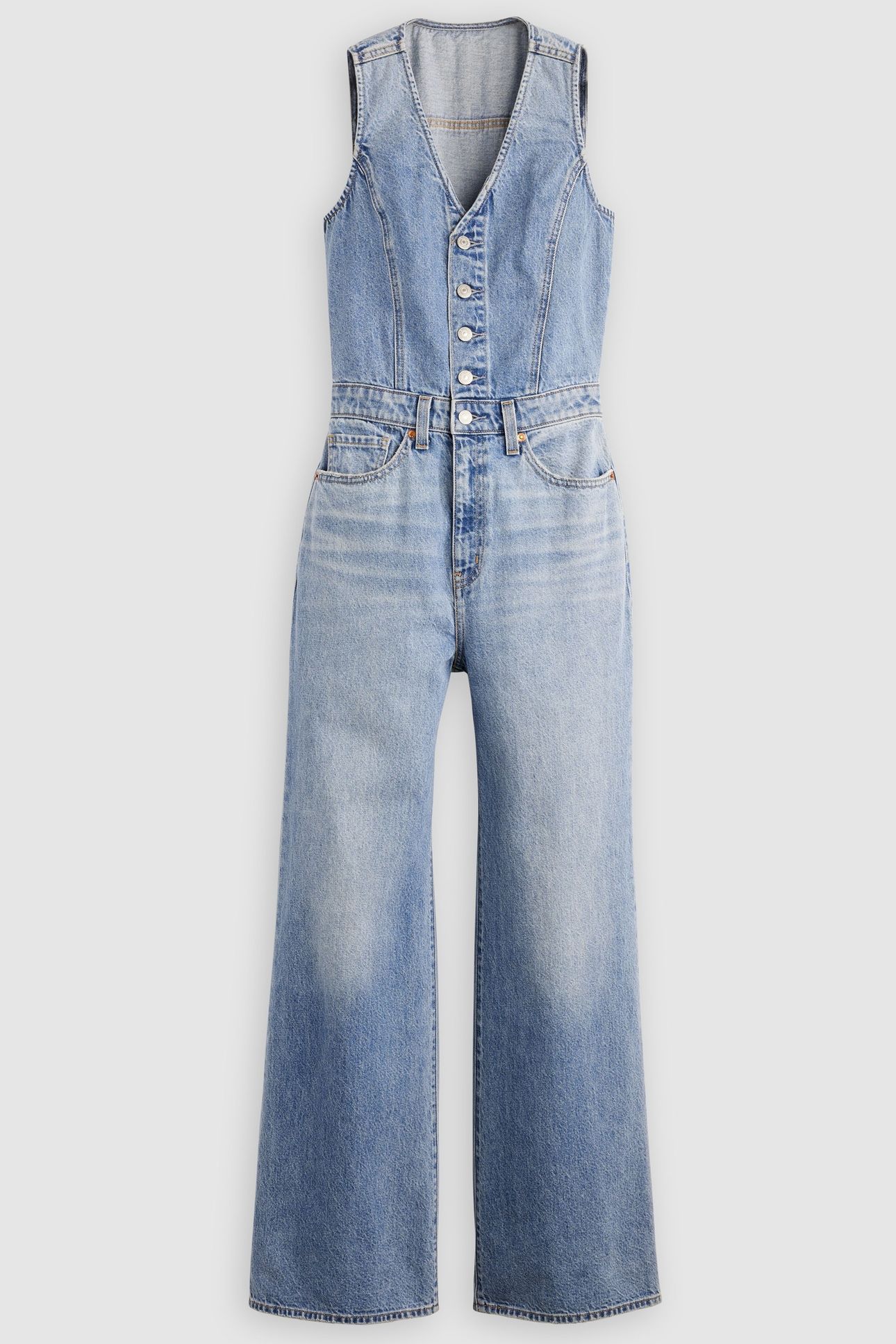 DENIM WIDE LEG LIGHTWEIGHT JUMPSUIT 7
