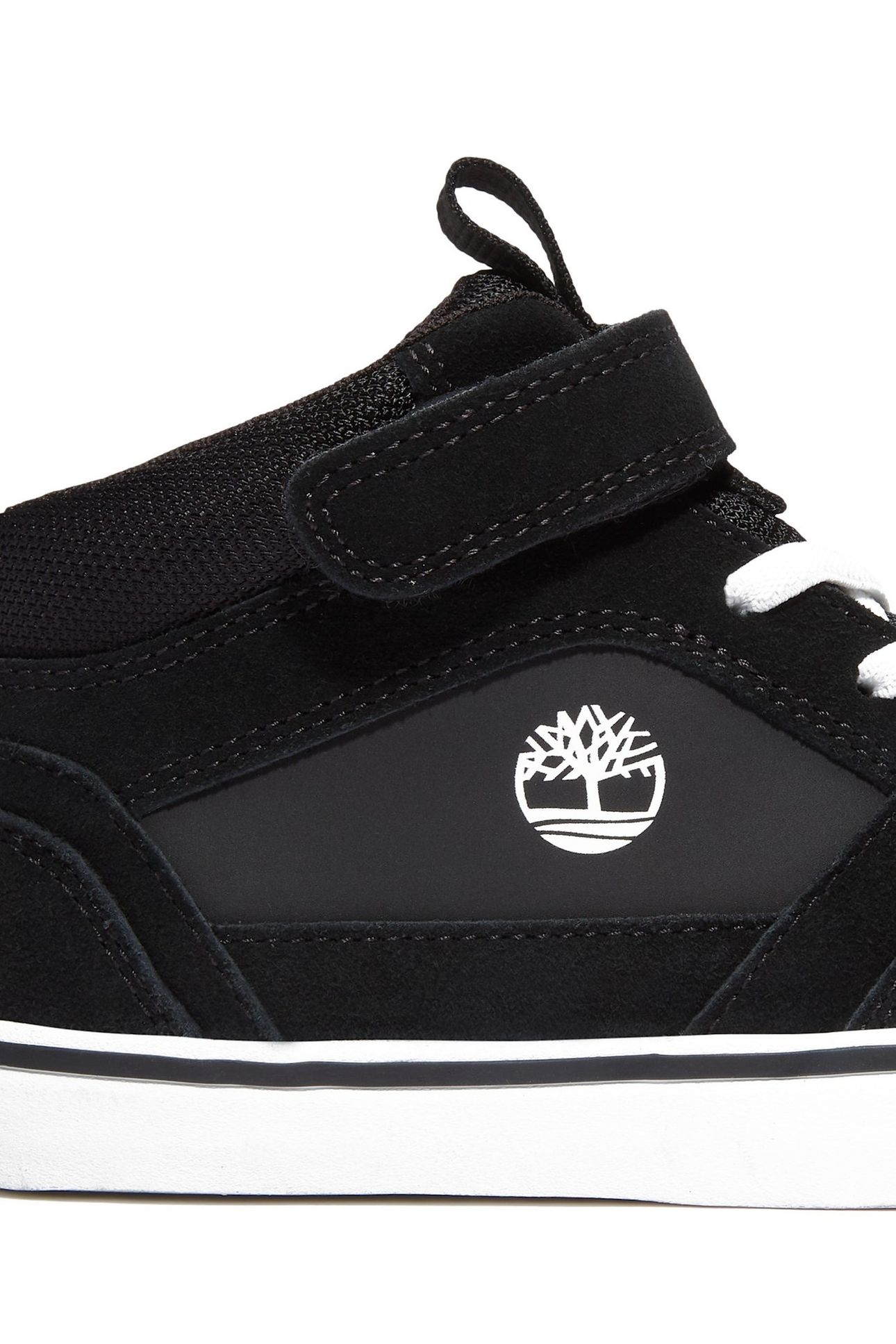 STONE JUMP MID HOOK & LOOP SNEAKER BLACK SUEDE 4