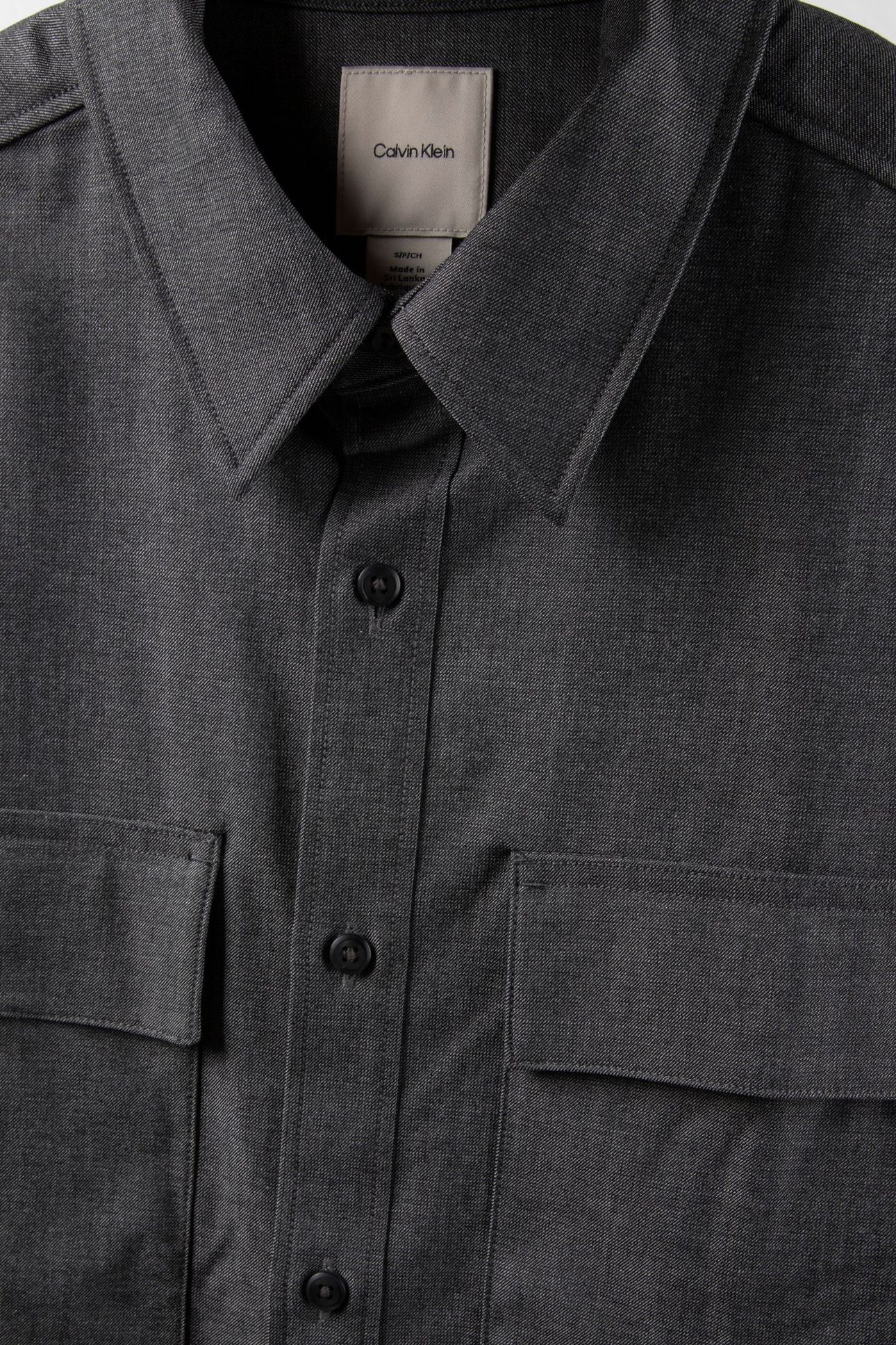 LS MELANGE EASY SHIRT CHARCOAL HEATHER 4