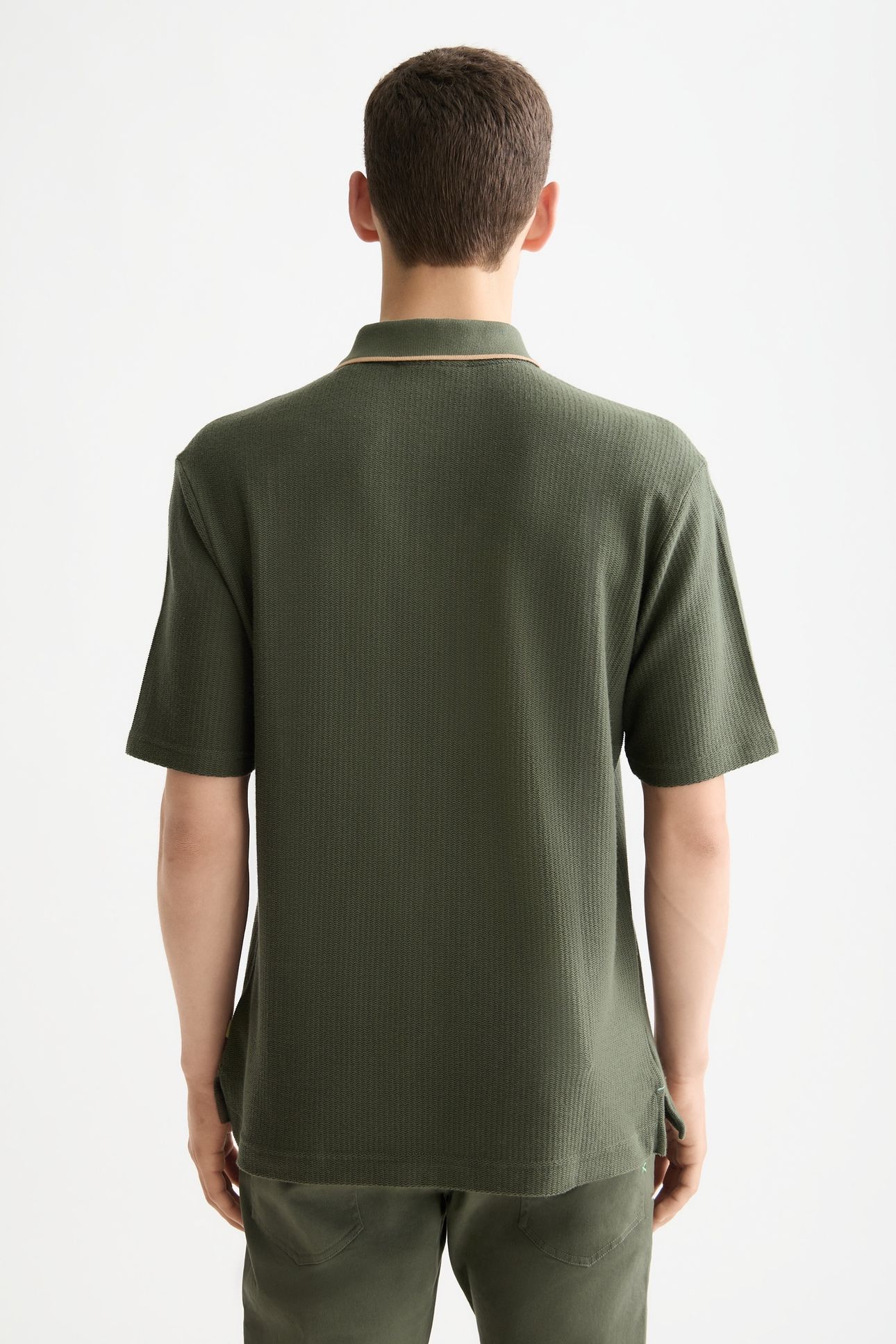 STRUCTURED RELAXED FIT POLO THYME 2