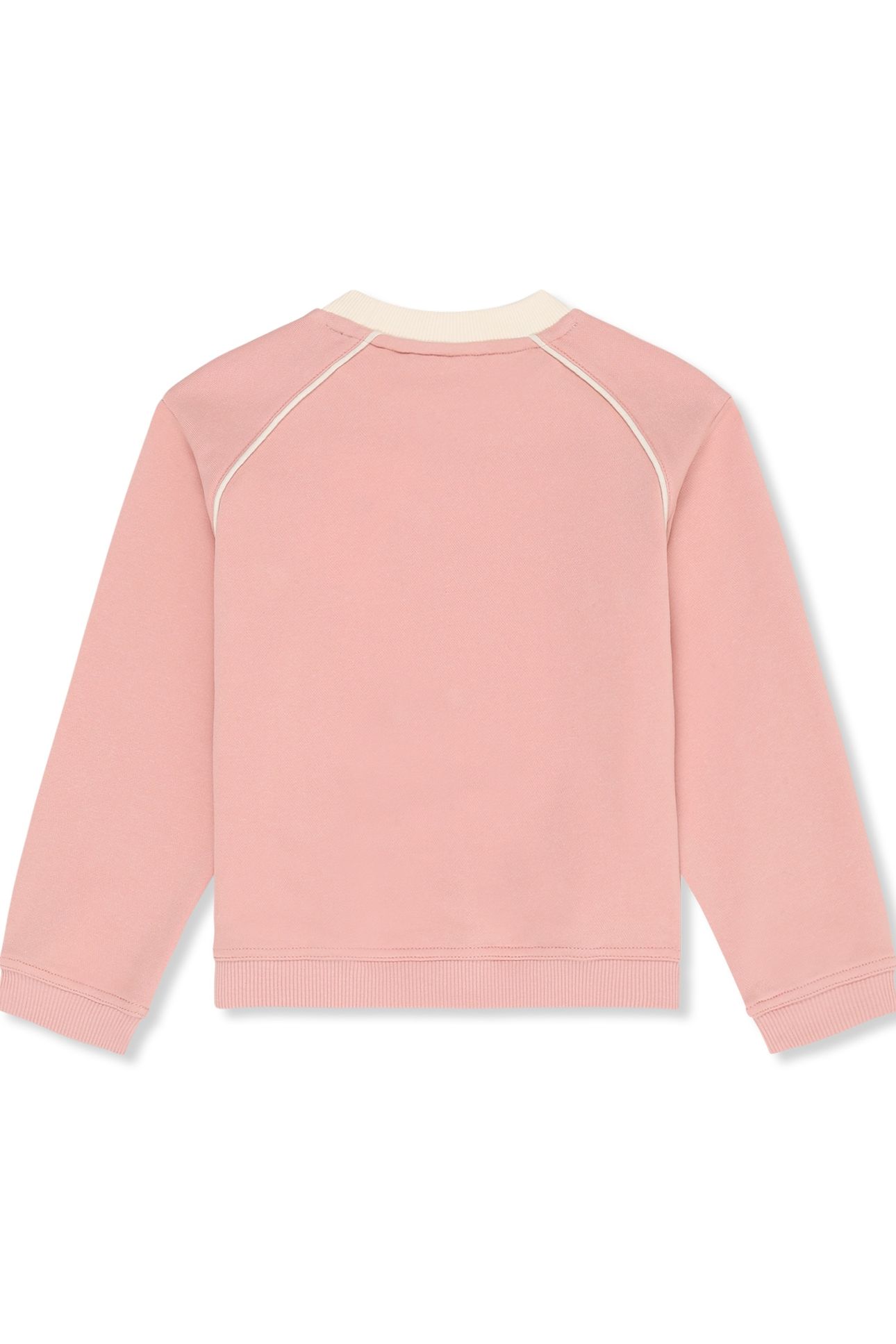 PRATOLINO LOOSE CREWNECK SWEATSHIRT MELLOW ROSE-EGRET 2