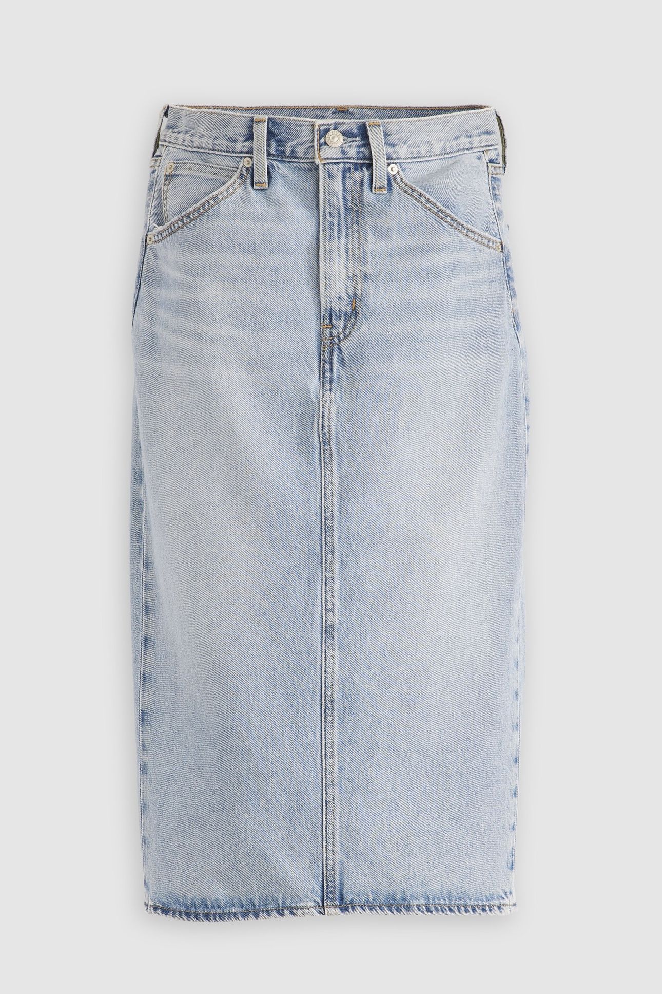 HIGH RISE BACK SLIT SKIRT 8