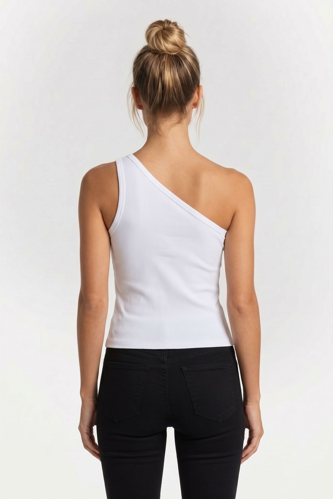 ONE SHOULDER TOP WHITE 2
