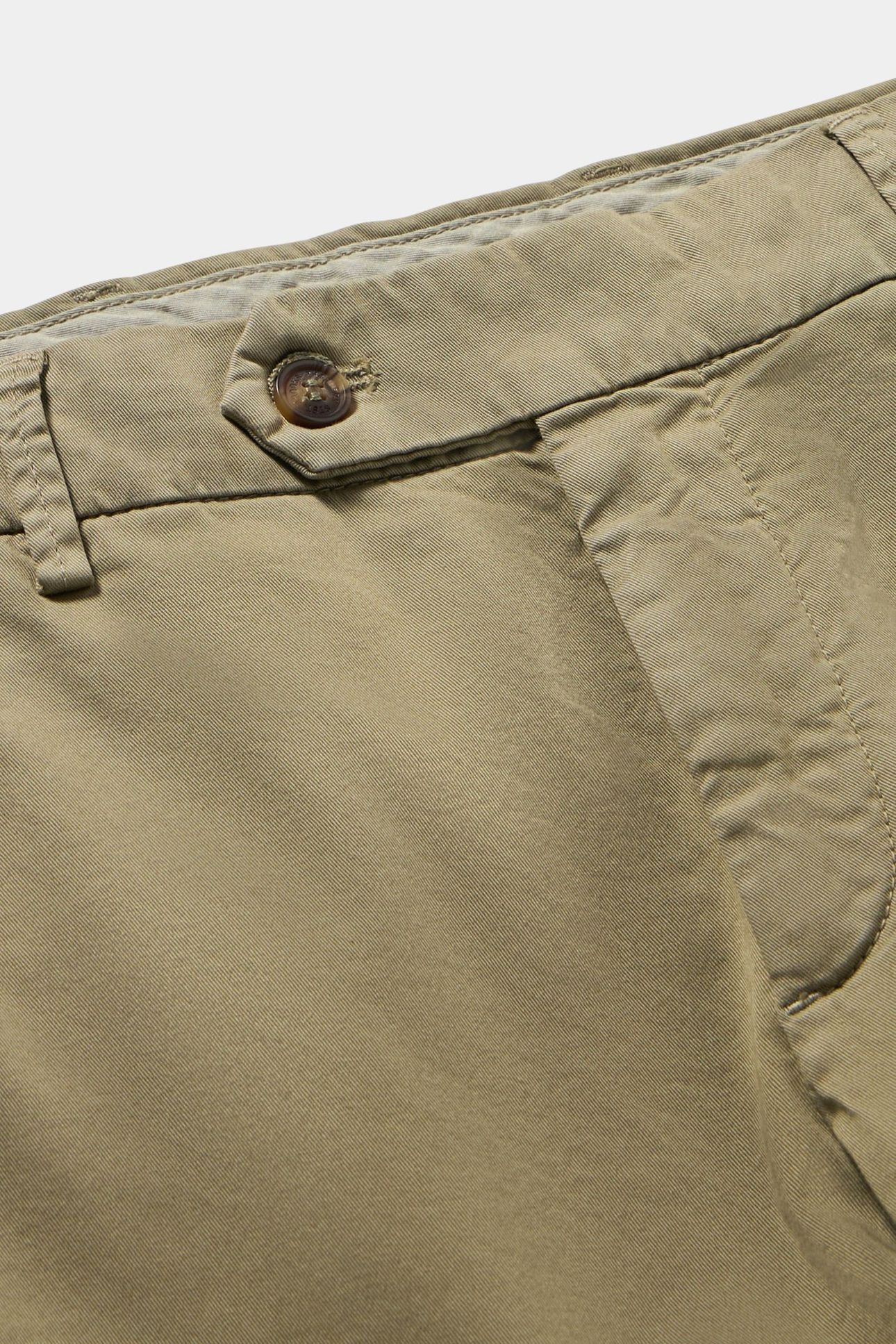 REGULAR FIT STRETCH COTTON GABARDINE CHINO KHAKI 6
