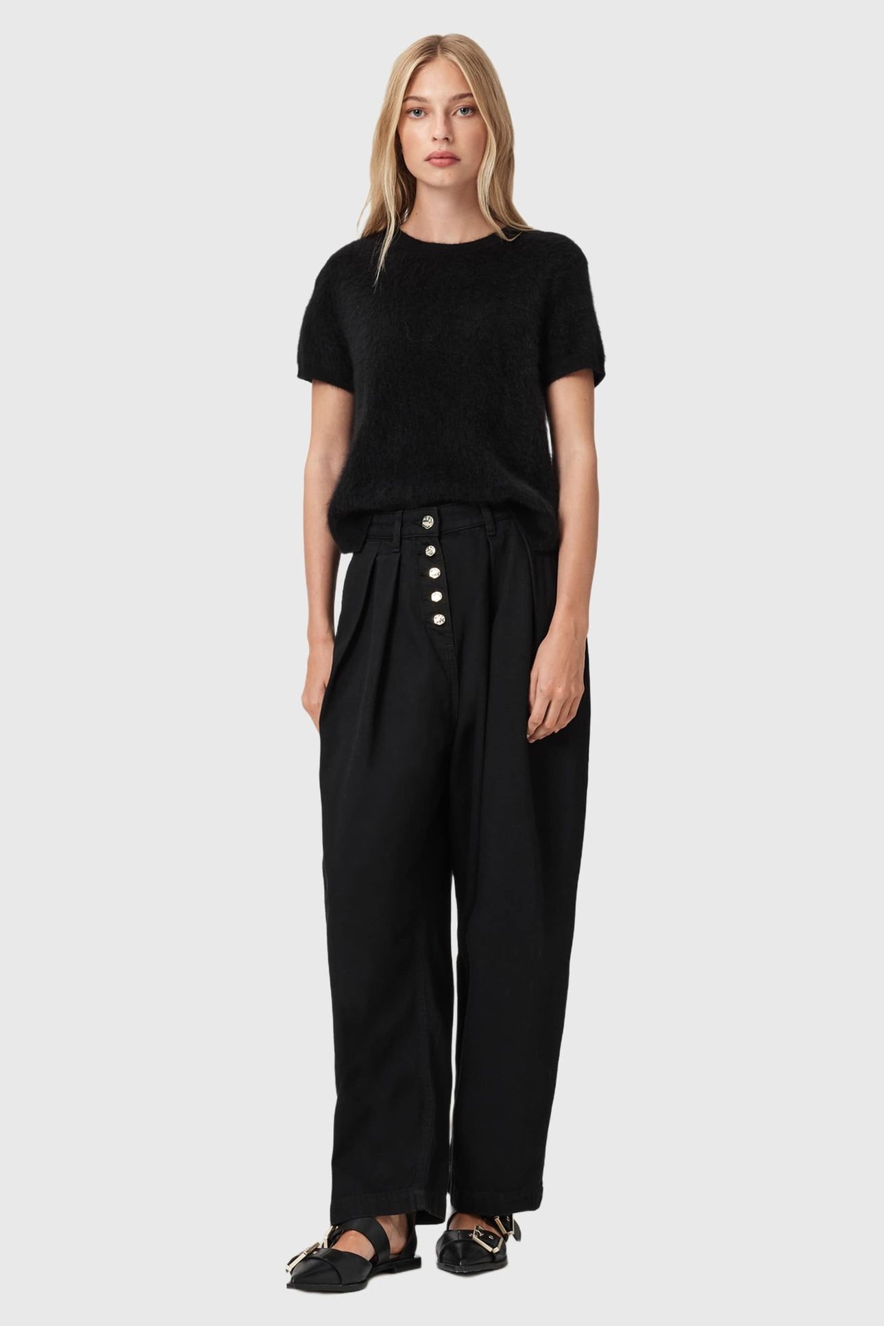 BECCA DENIM TROUSER BLACK 2