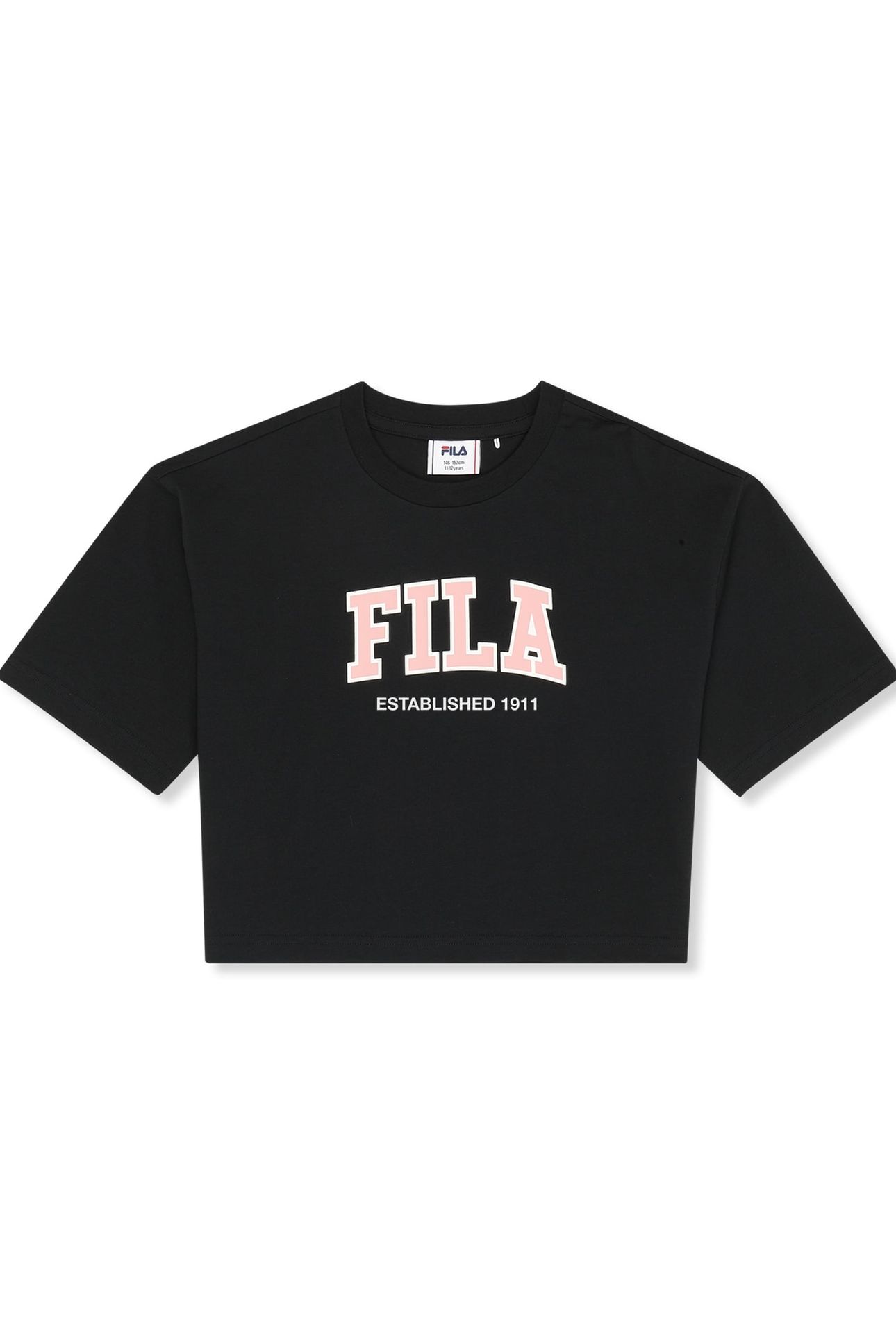 RIFREDI BOXY CROPPED GRAPHIC T-SHIRT BLACK 1