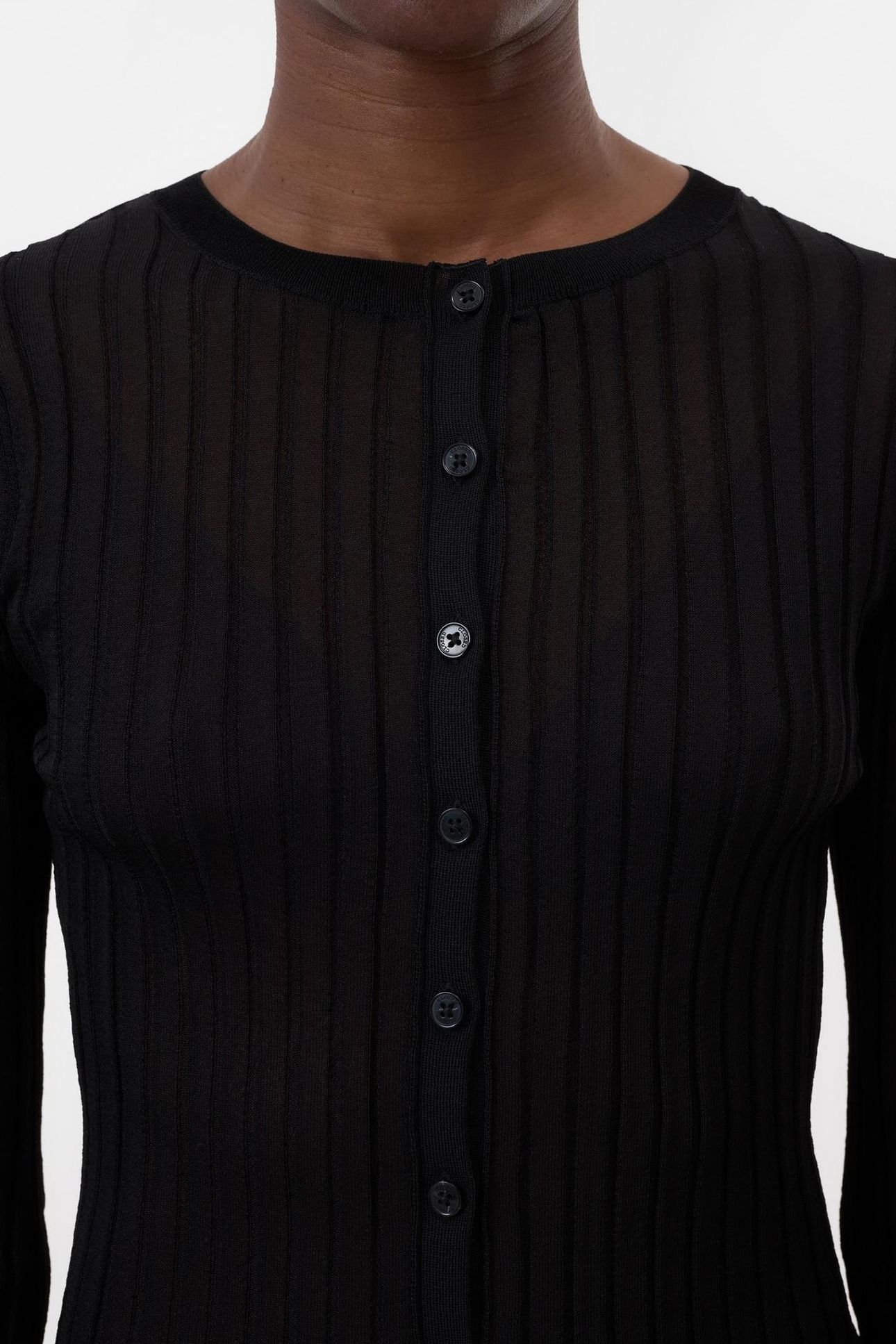 CARDIGAN LONG SLEEVE BLACK 8