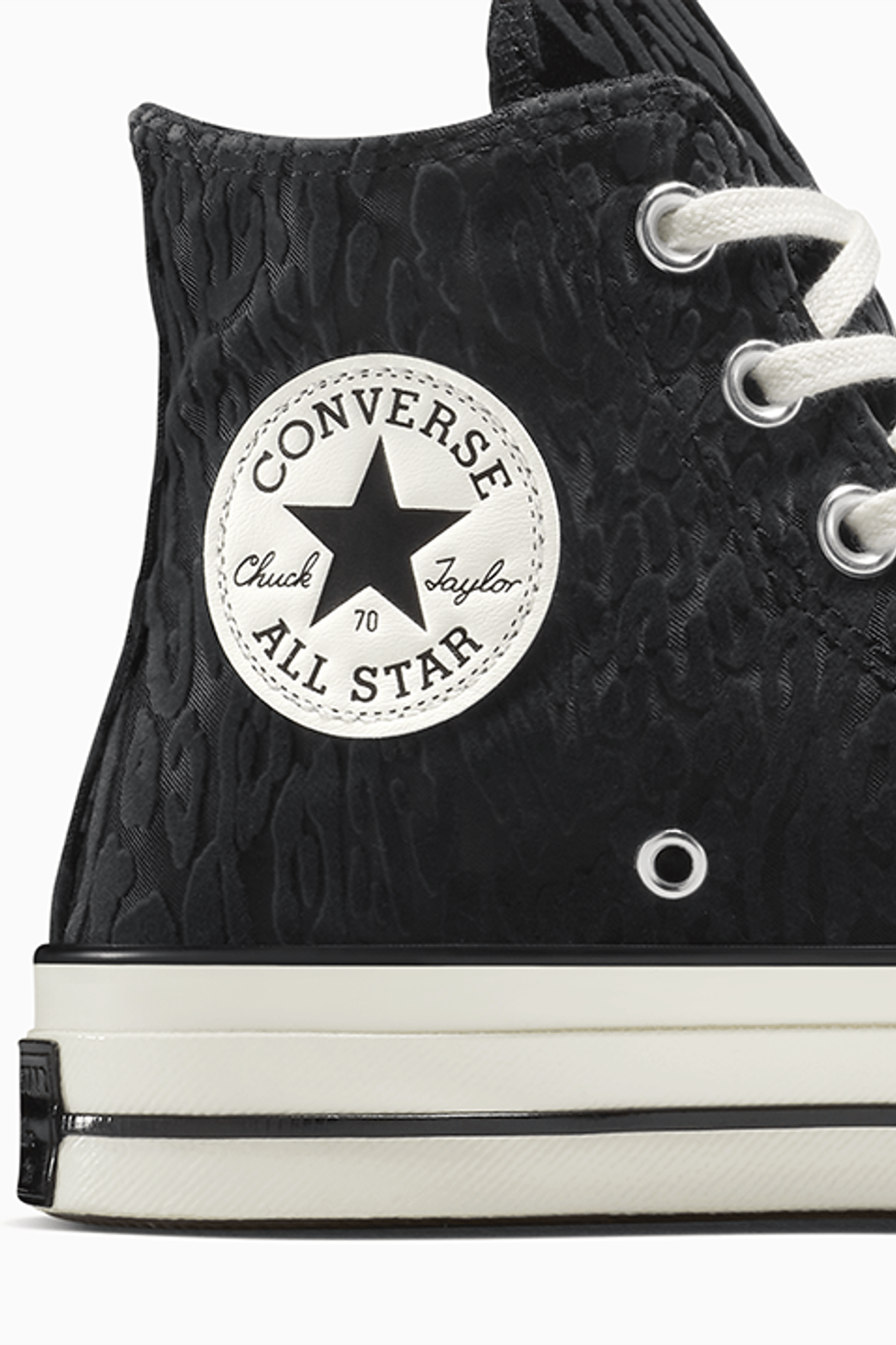 UNISEX CHUCK 70 HI BLACK/EGRET/TOTAL ECLIPSE 10