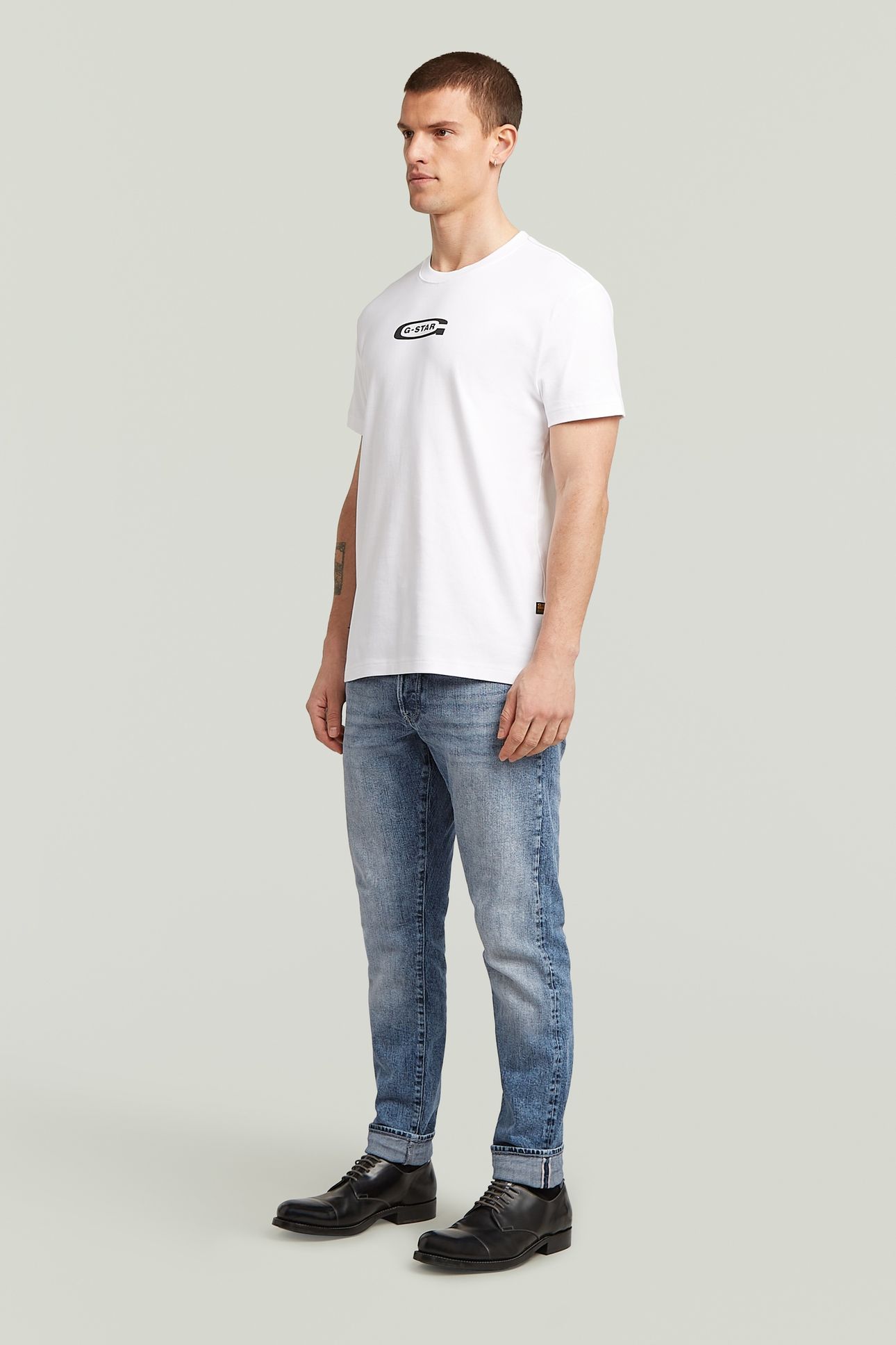 3301 SLIM JEANS LIGHT/PASTEL BLUE 4