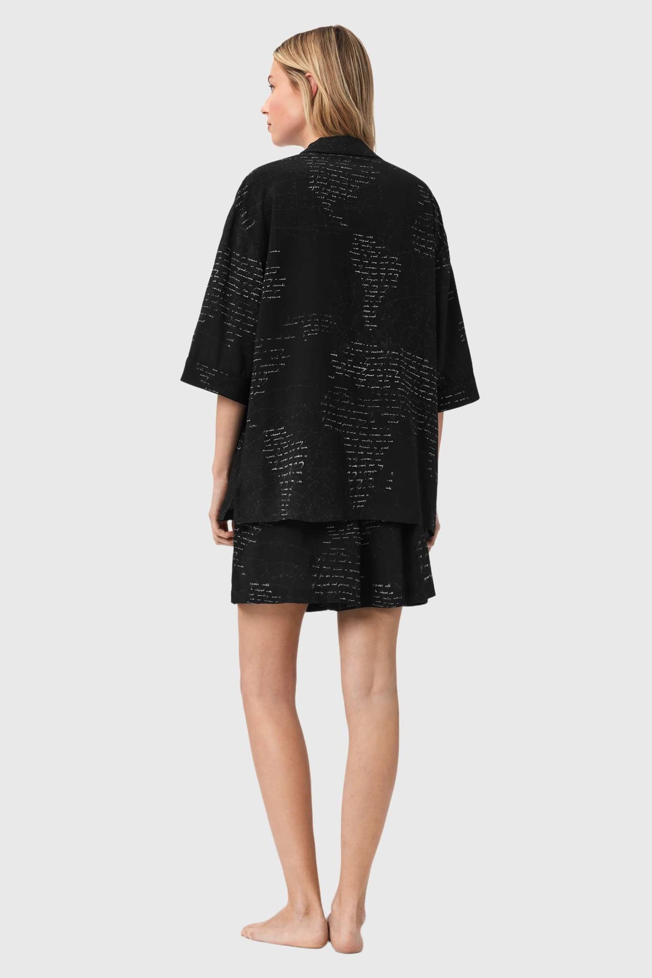 CLEM PJ SET SCRIPT BLACK 4