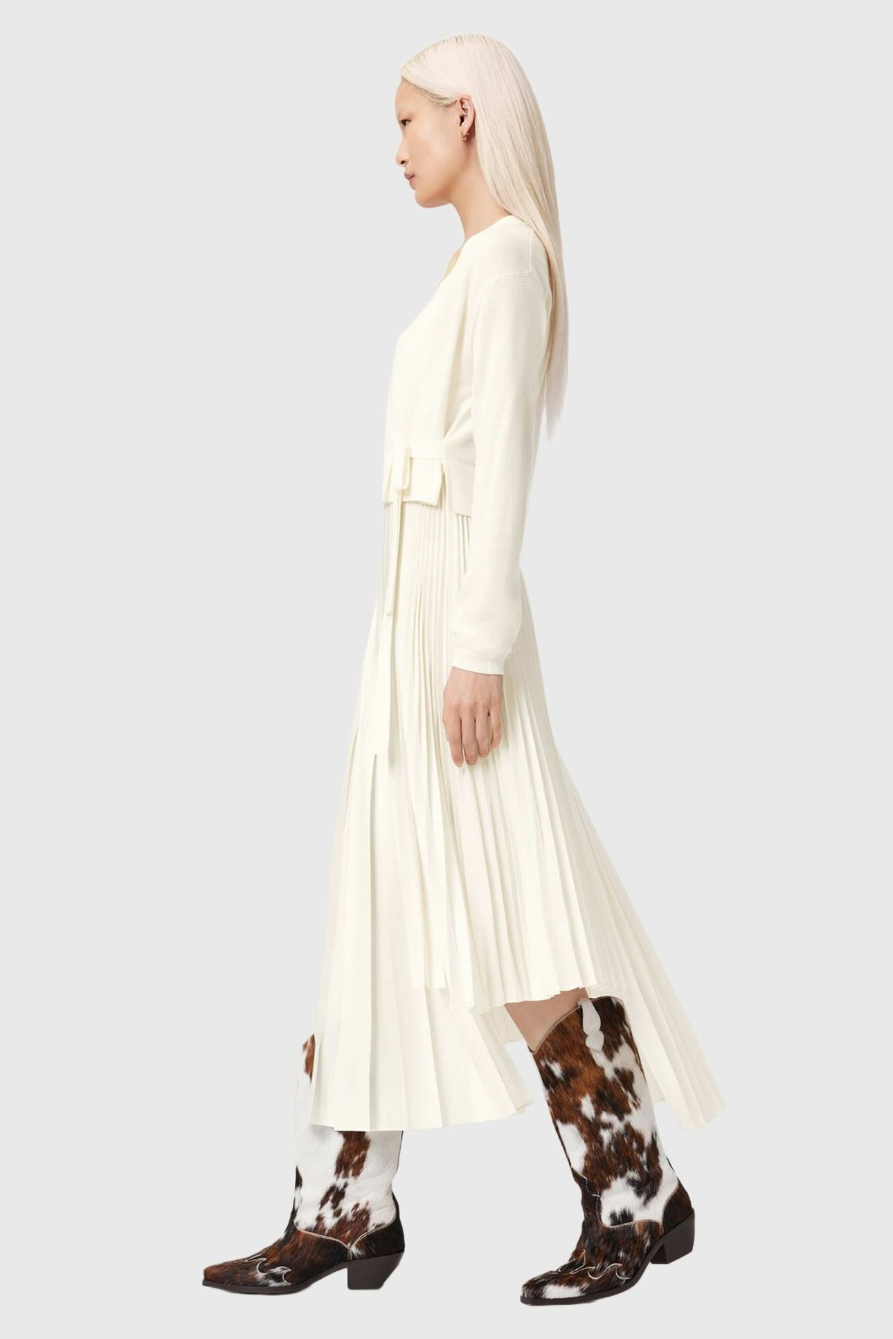 LUCILLE DRESS CHALK WHITE 6