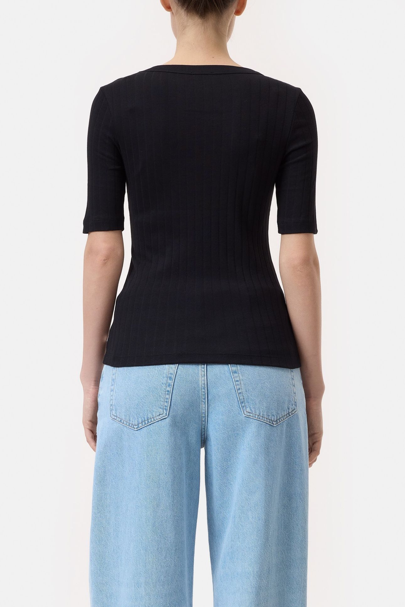 SCOOPNECK SHORTSLEEVE BLACK 2