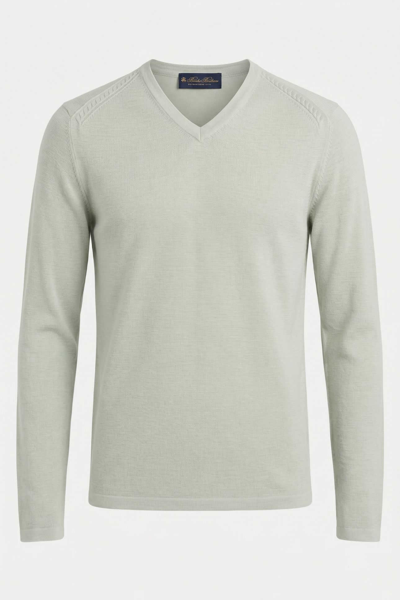 V-NECK ORGANIC COTTON TEAL 5